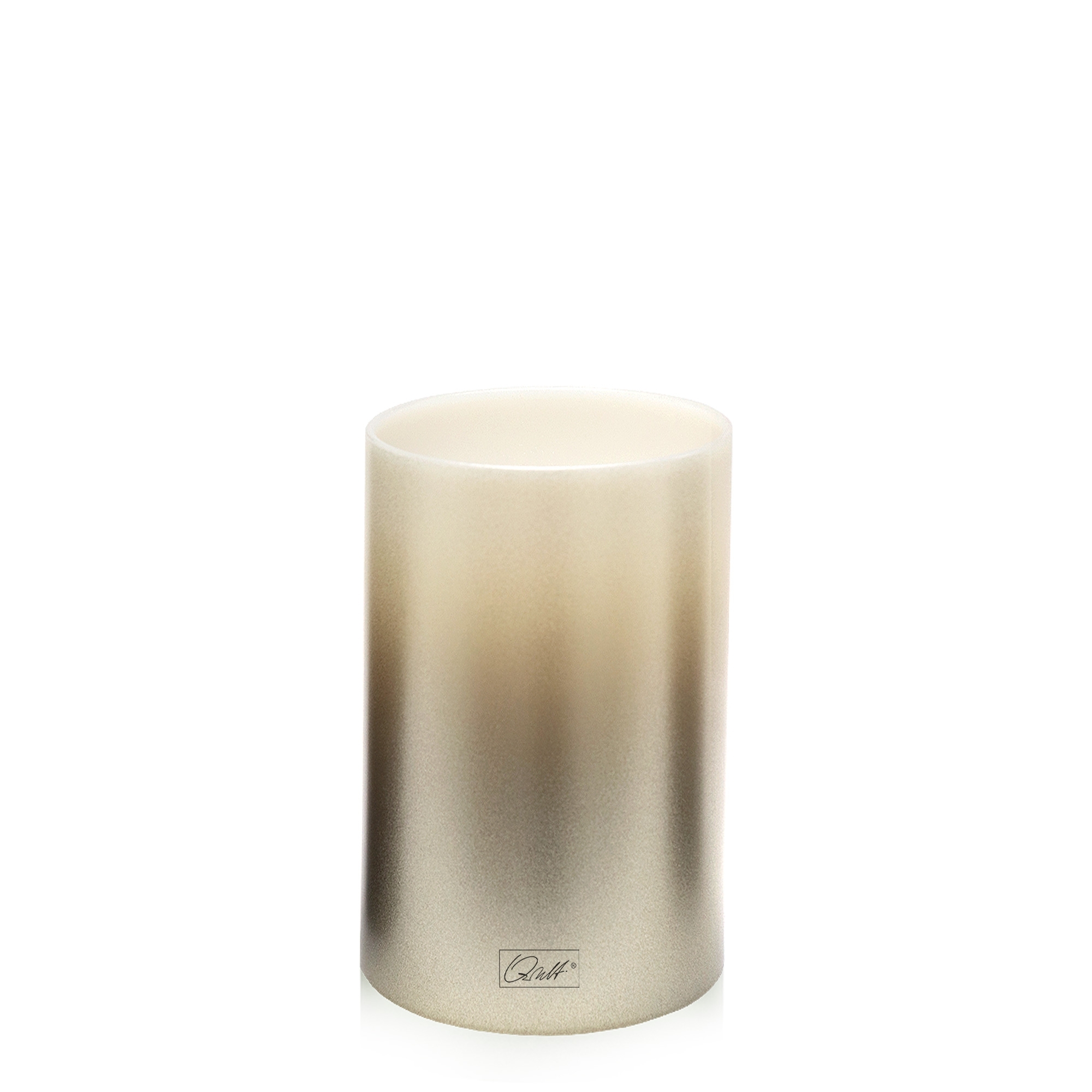 Qult Farluce Inside Metallic - Teelichthalter in Kerzenform Ø 8 cm - Creme Gold Qult Farluce Inside Metallic - Teelichthalter in Kerzenform Ø 8 cm - Creme Gold