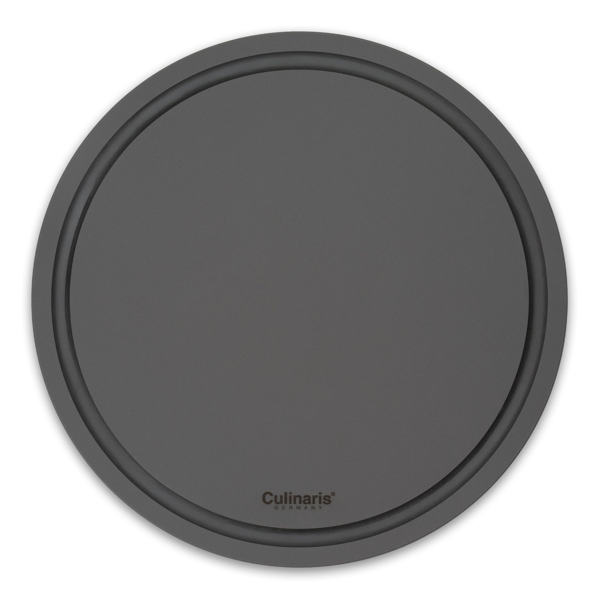 Cutting board NERO GRIGIO - round - Ø 30 x 0.9 cm | Culinaris