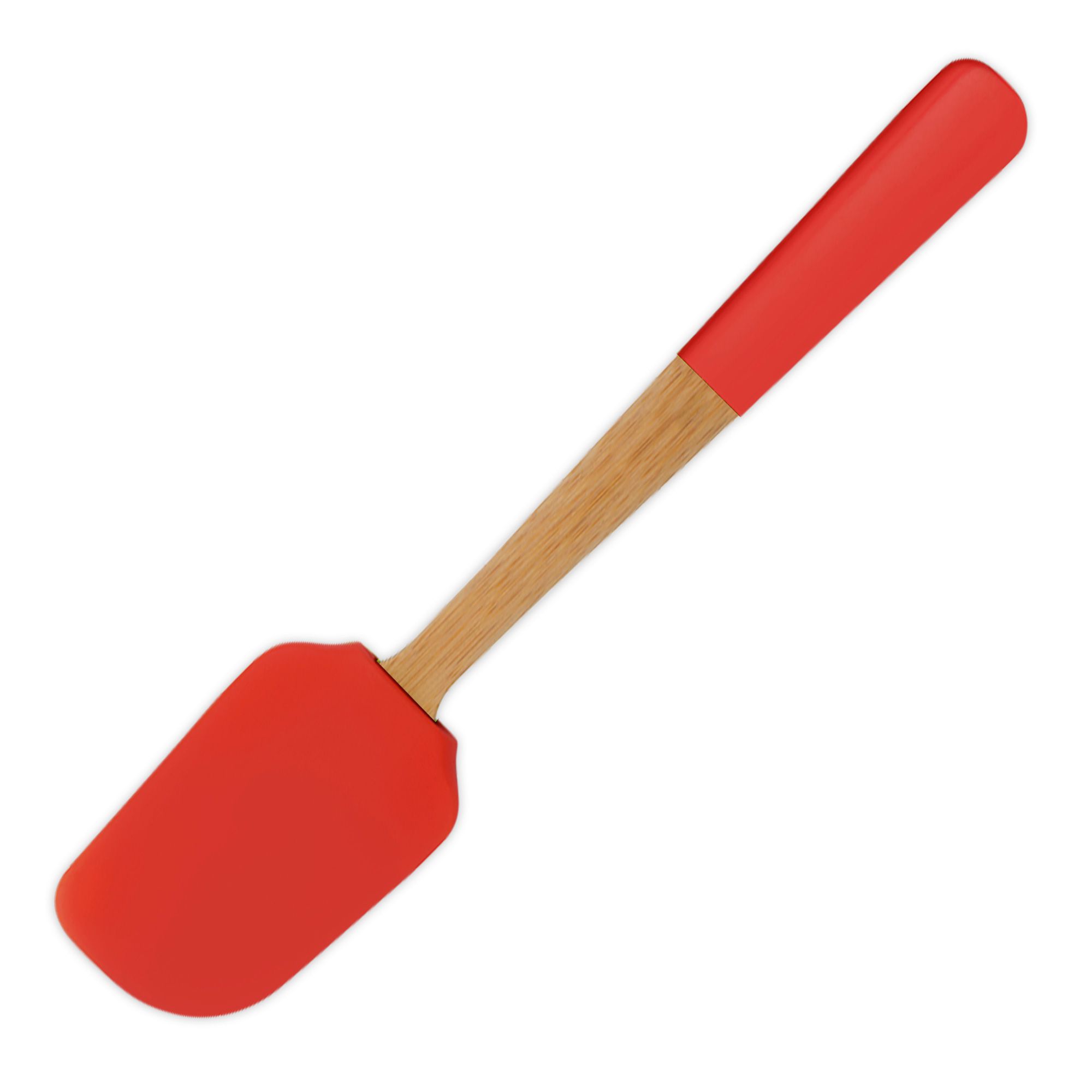 Pebbly - Silicone spatula with bamboo handle 25 cm POP - in different colours