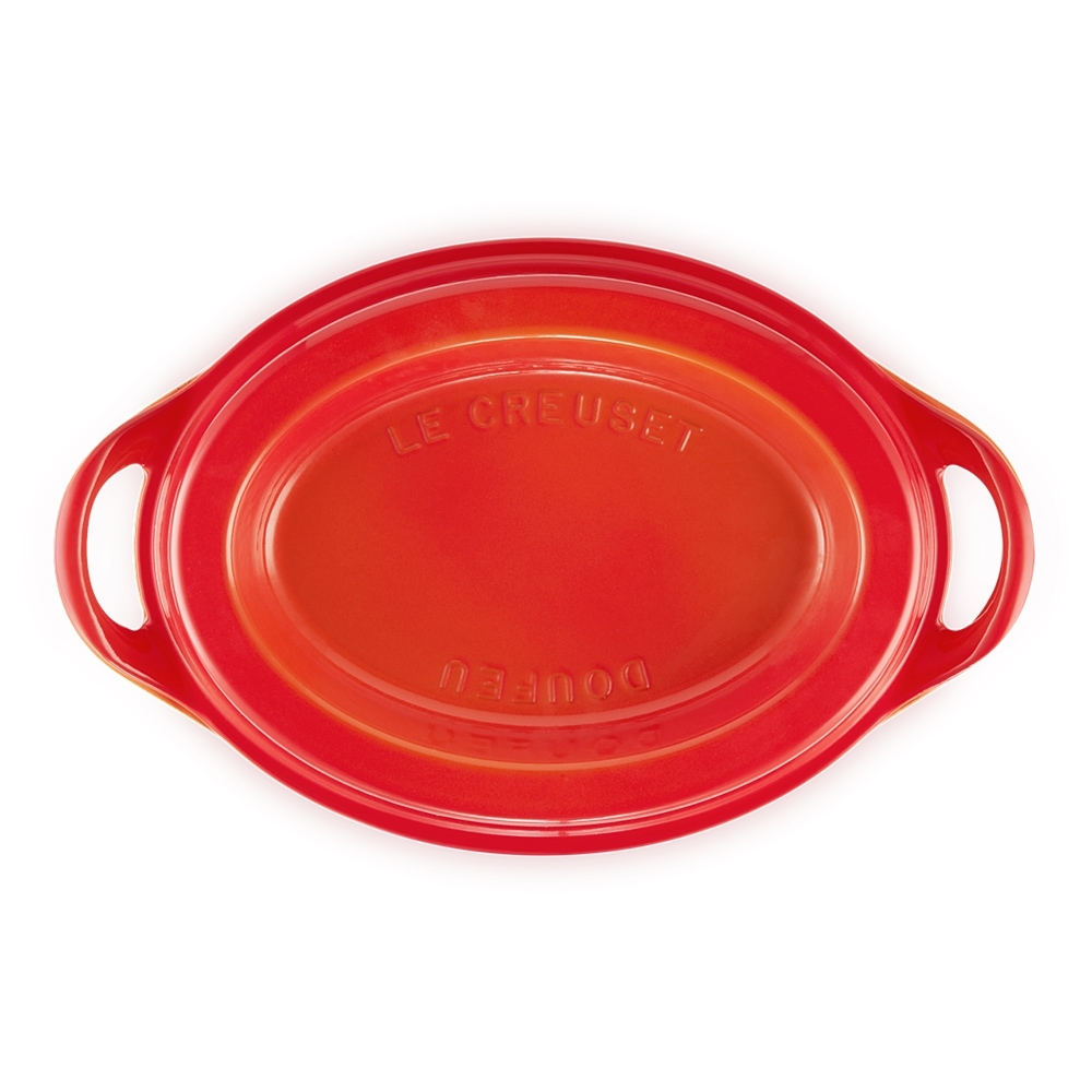 Le Creuset - Saftbräter Doufeu Oval 30 cm - Ofenrot Le Creuset - Saftbräter Doufeu Oval 30 cm - Ofenrot
