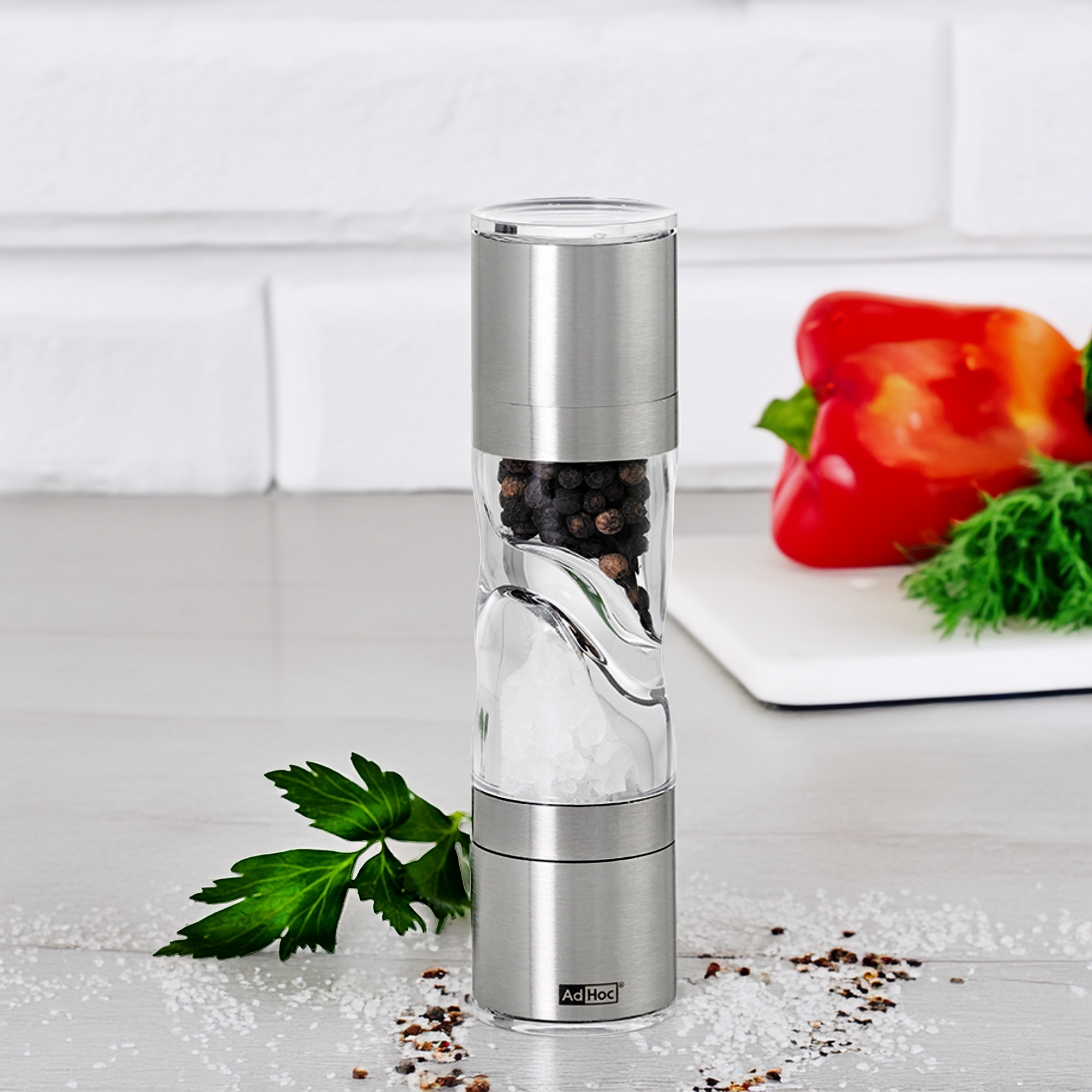 AdHoc Doppelmühle DUOMILL PURE MINI für Salz und Pfeffer