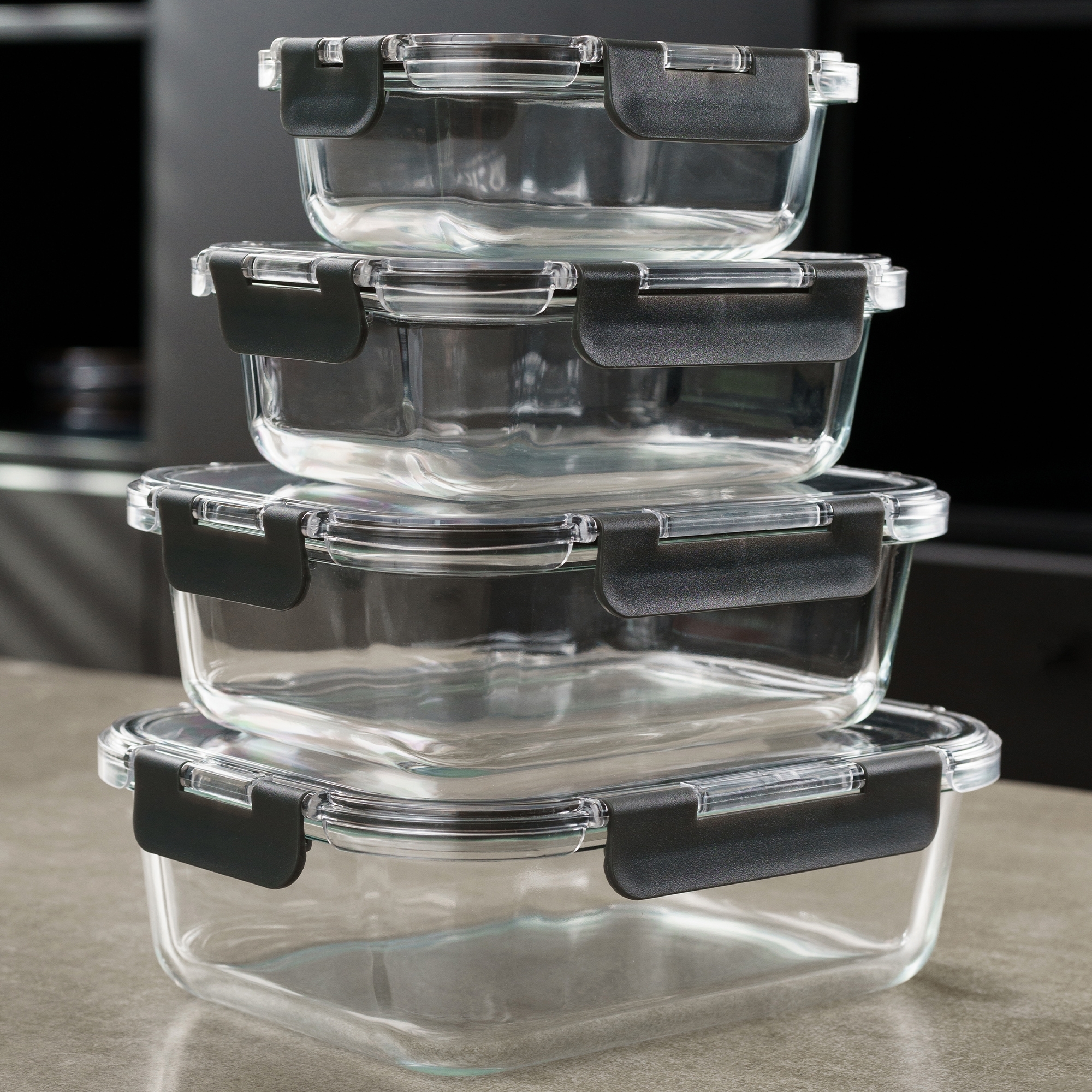Zyliss - Glass Storage Container Set | 4-piece