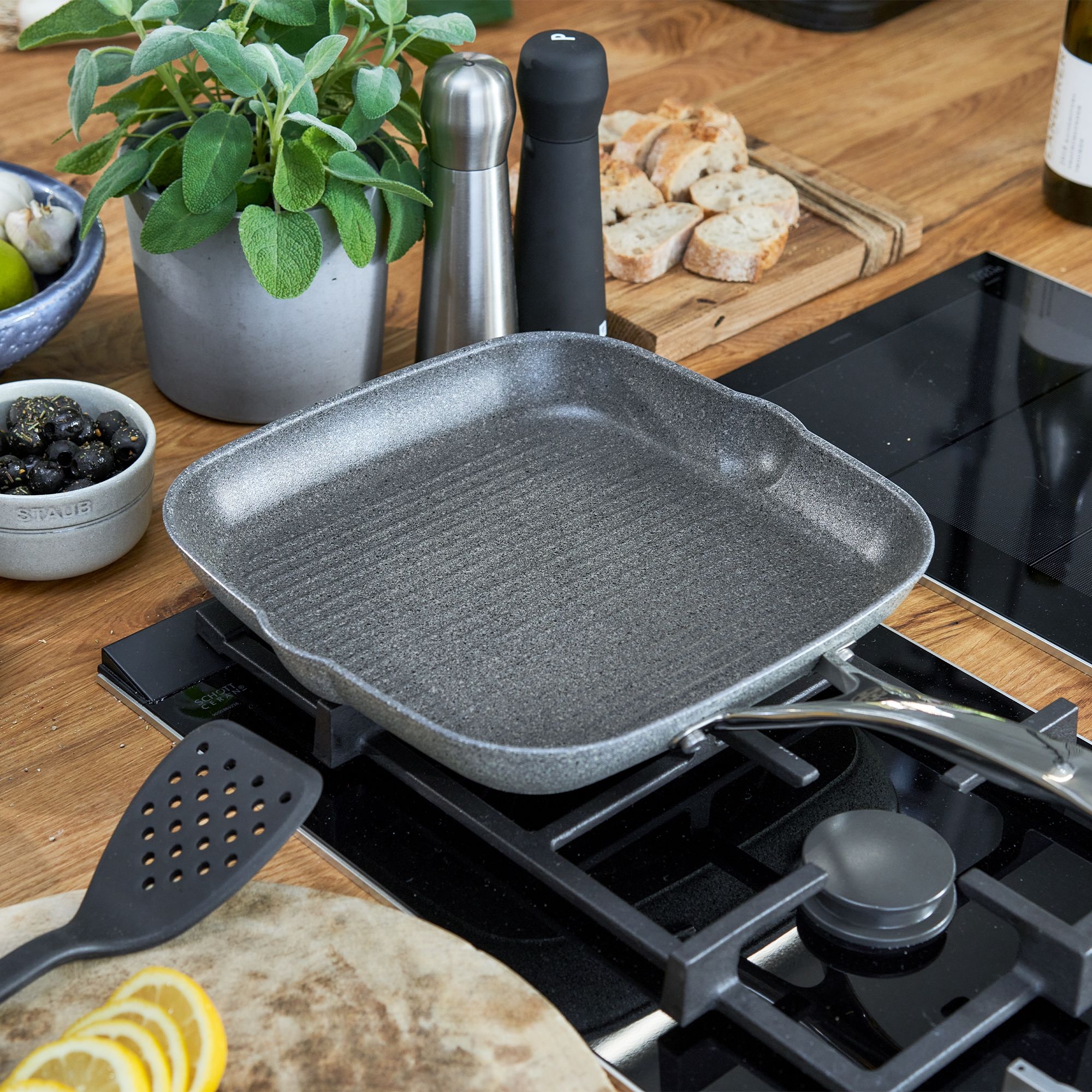 BALLARINI - grill pan | Salina | 28 cm | Granitium Ti-X BALLARINI - grill pan | Salina | 28 cm | Granitium Ti-X