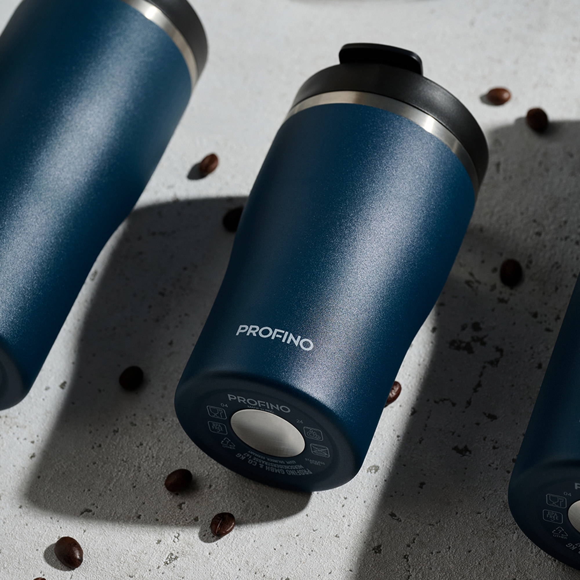 Profino - Barista coffee mug - 250 ml - Blue