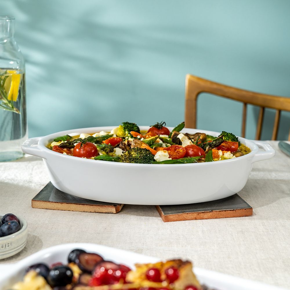 STAUB - Ceramique Ofenform | oval | 17 cm | weiß