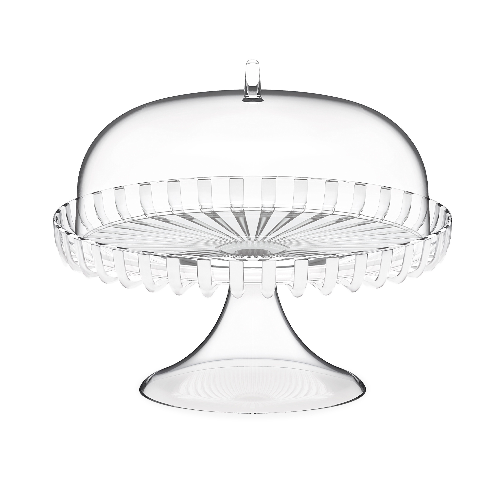 Guzzini Cake Stand with Dome "Dolce Vita" white Guzzini Cake Stand with Dome "Dolce Vita" white