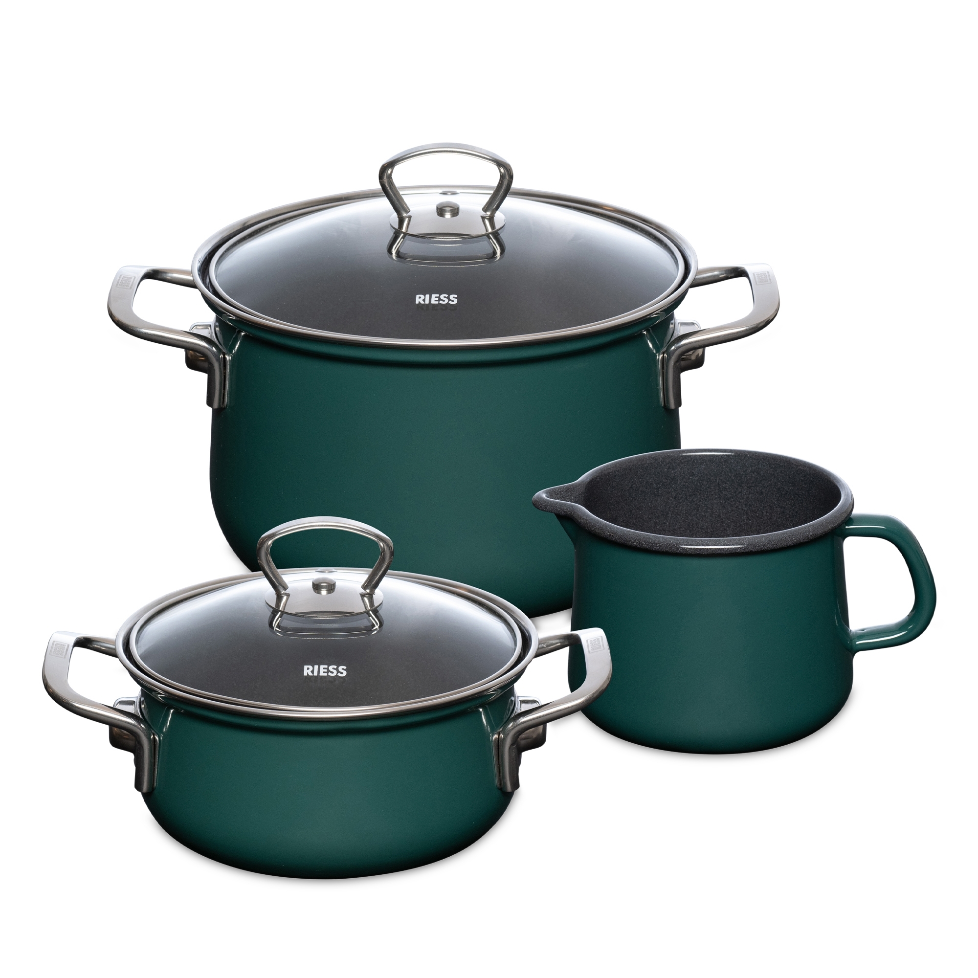 Riess NOUVELLE - Teal- Geschirr-Set 3-tlg. Riess NOUVELLE - Teal- Geschirr-Set 3-tlg.