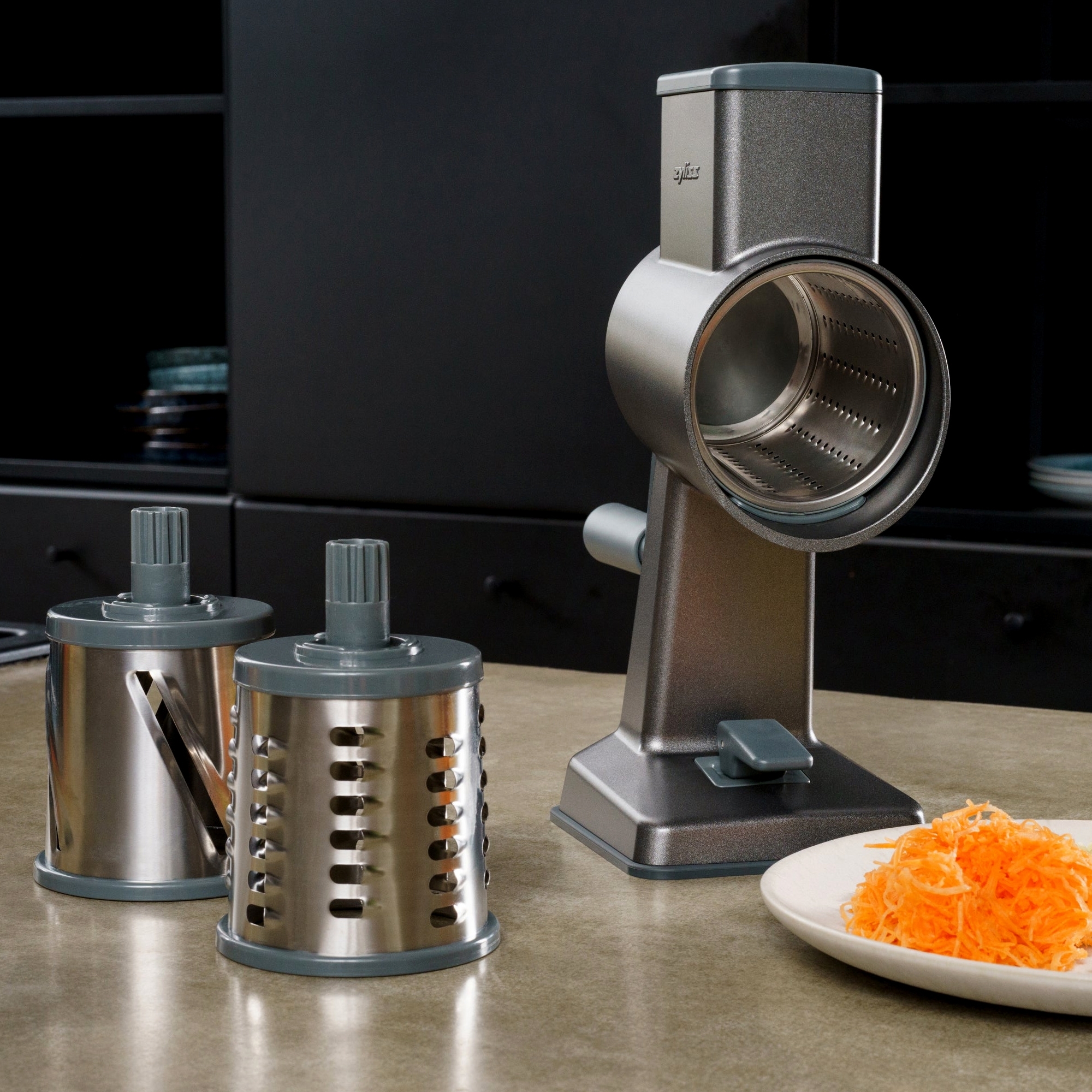 ZYLISS - Alu Drum Grater Gourmet | Set with 3 drums