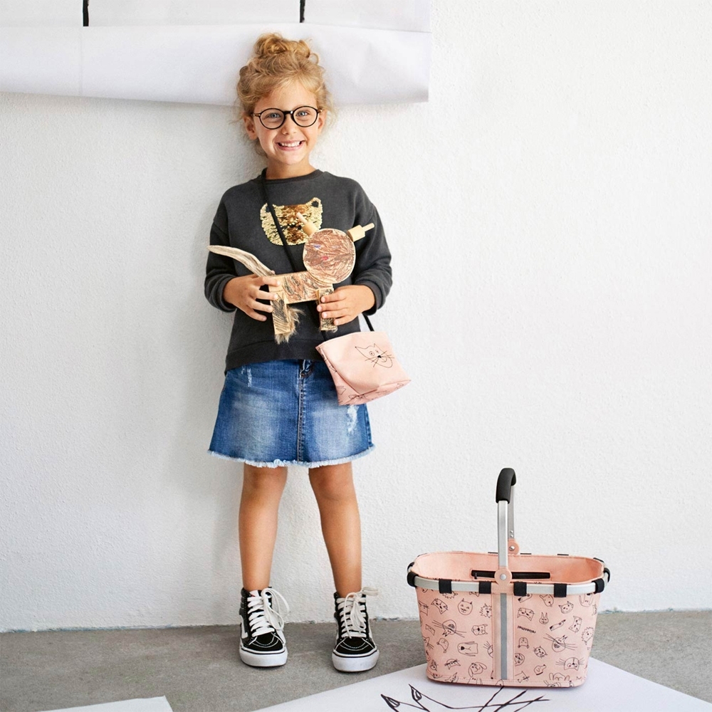 reisenthel - carrybag XS - kids - cats and dogs rose