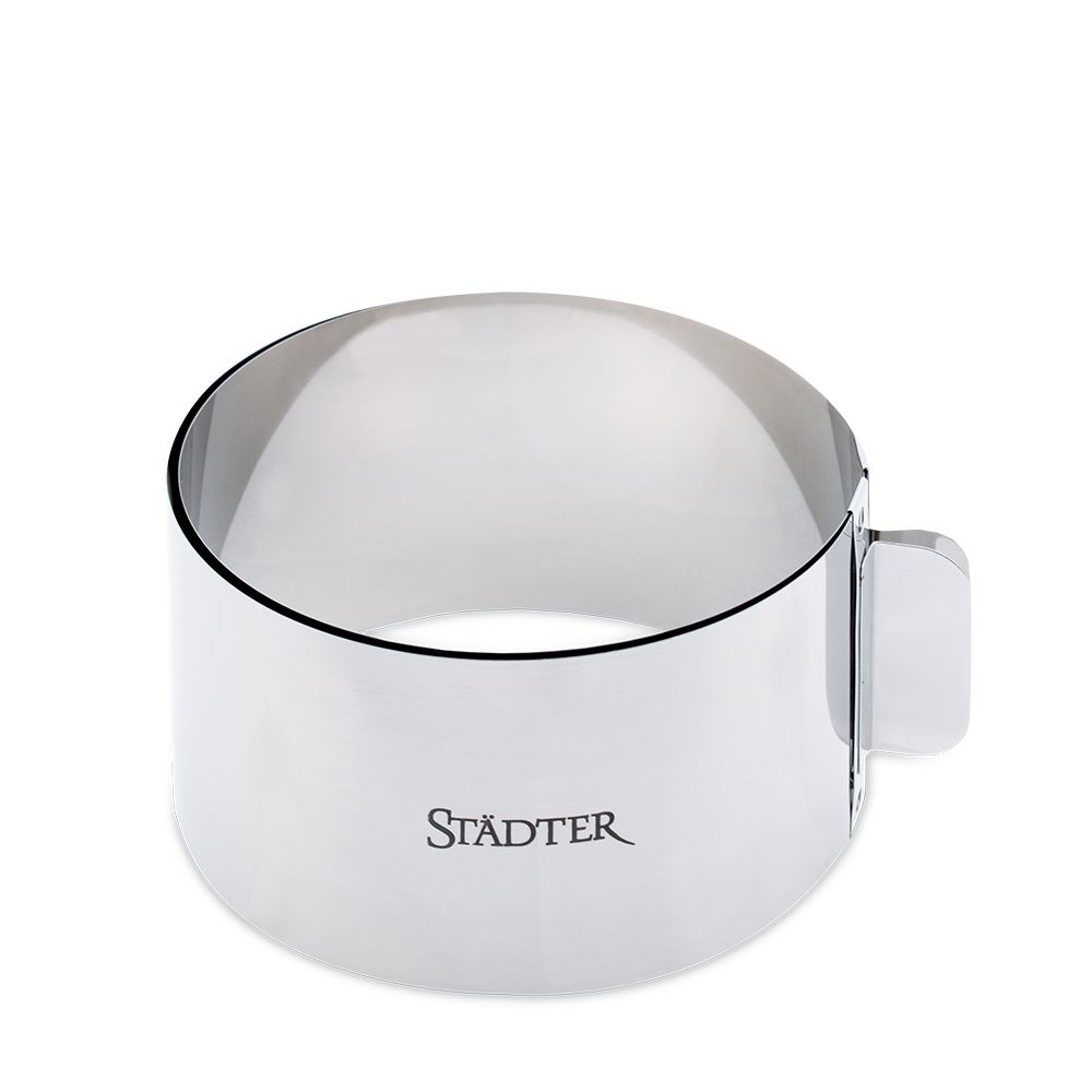 Städter - Cake ring round - ø 15–30 cm / H 9 cm - adjustable Städter - Cake ring round - ø 15–30 cm / H 9 cm - adjustable