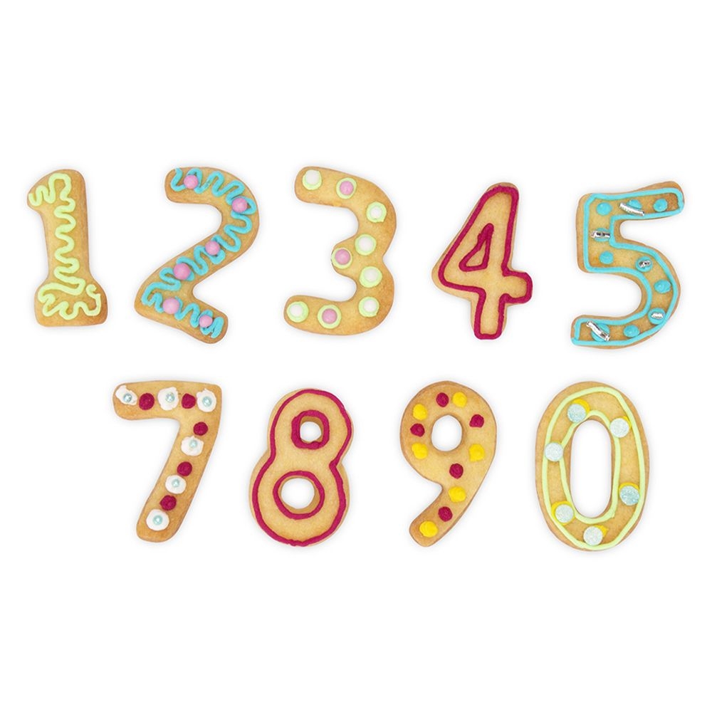Städter - Cookie Cutter Numbers - Set, 9 pieces