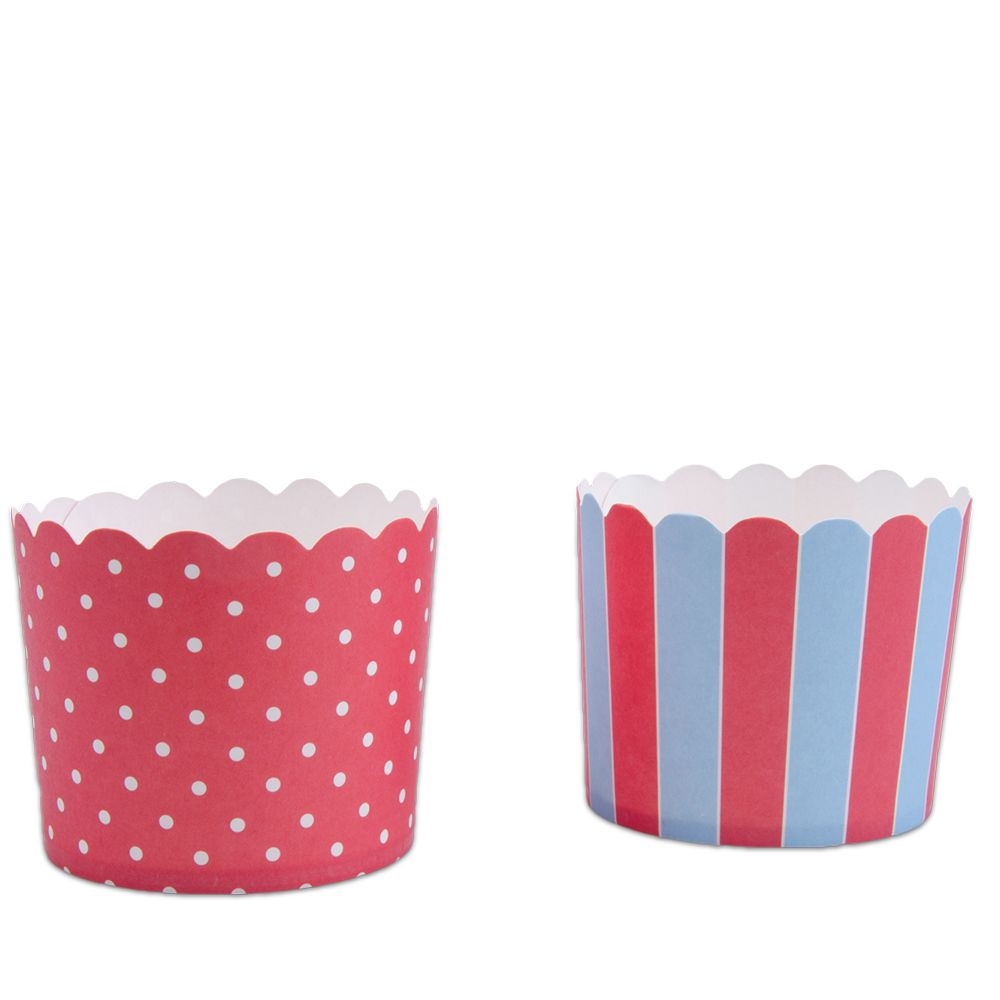 Städter - cupcake baking pan - 12 pieces - different patterns
