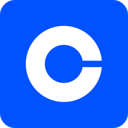Square blue icon with white C