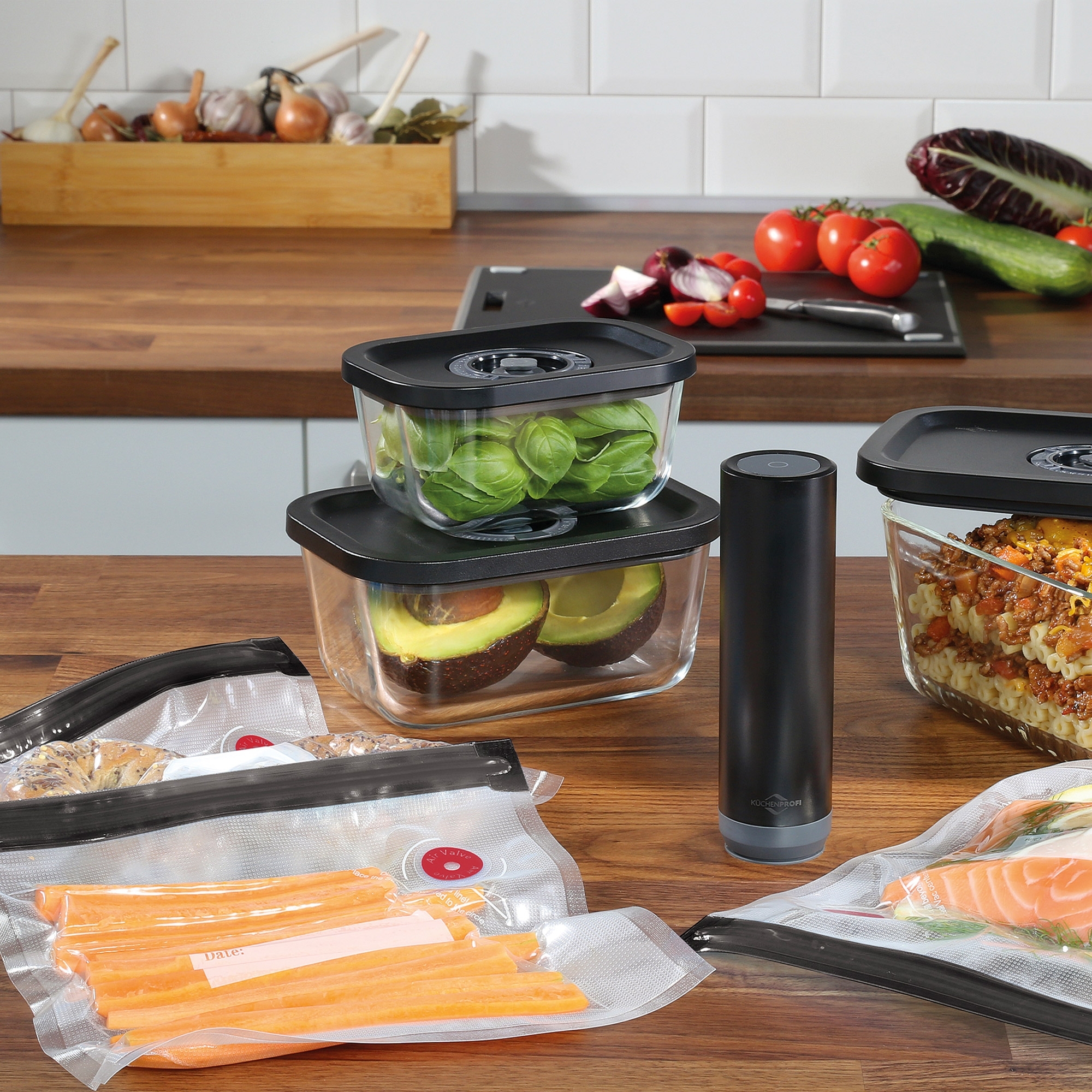 Vacuum packing set EASYFRESH, 7 pcs.