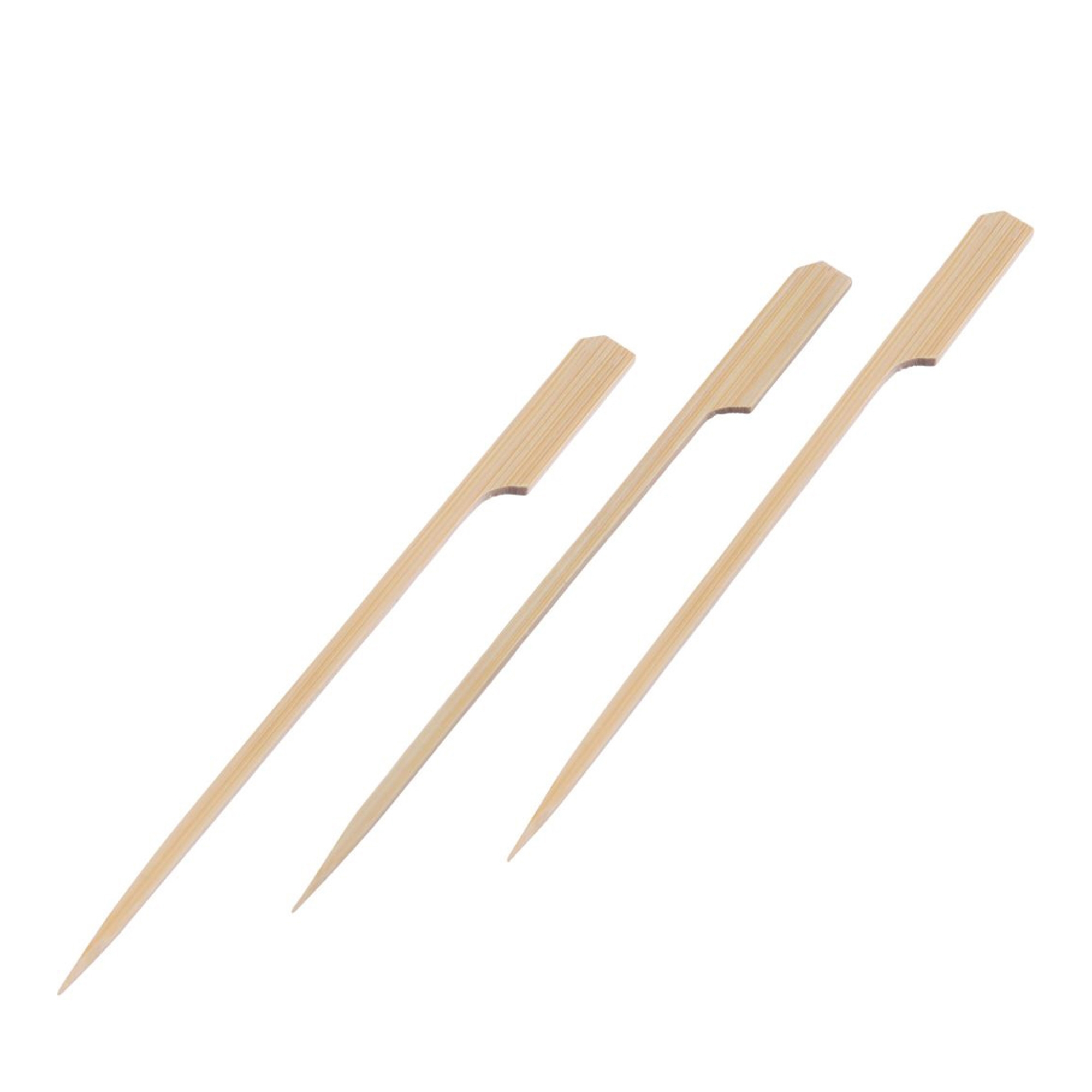 Westmark - 70 Fingerfood sticks + Skewers »Woody«, 15 cm