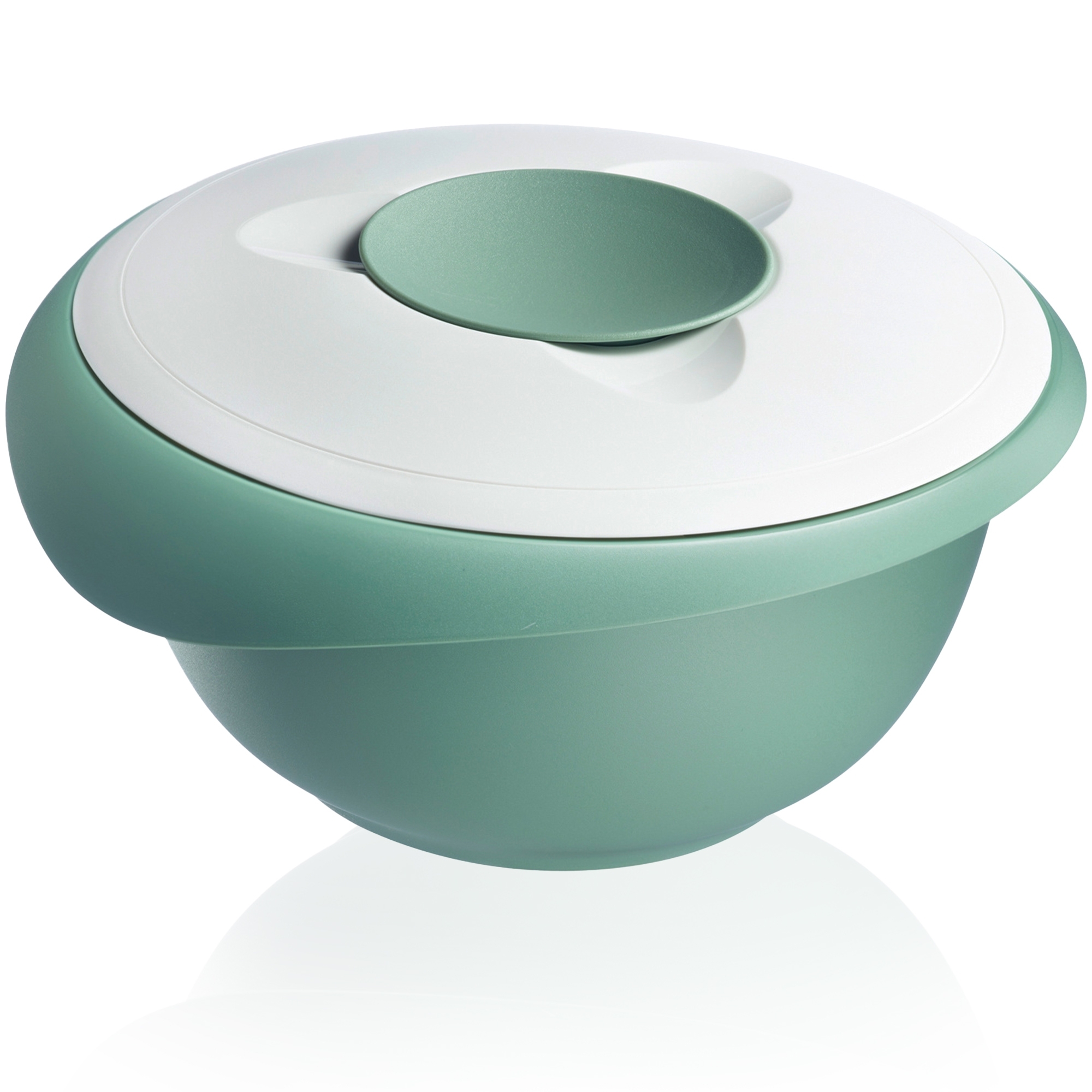 Westmark - Mixing bowl with two-part lid 3.5 l - Green/White