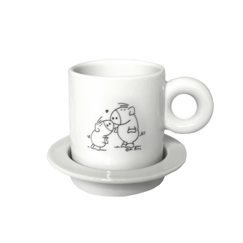 Espresso cups ""Arc Collection"" pigs