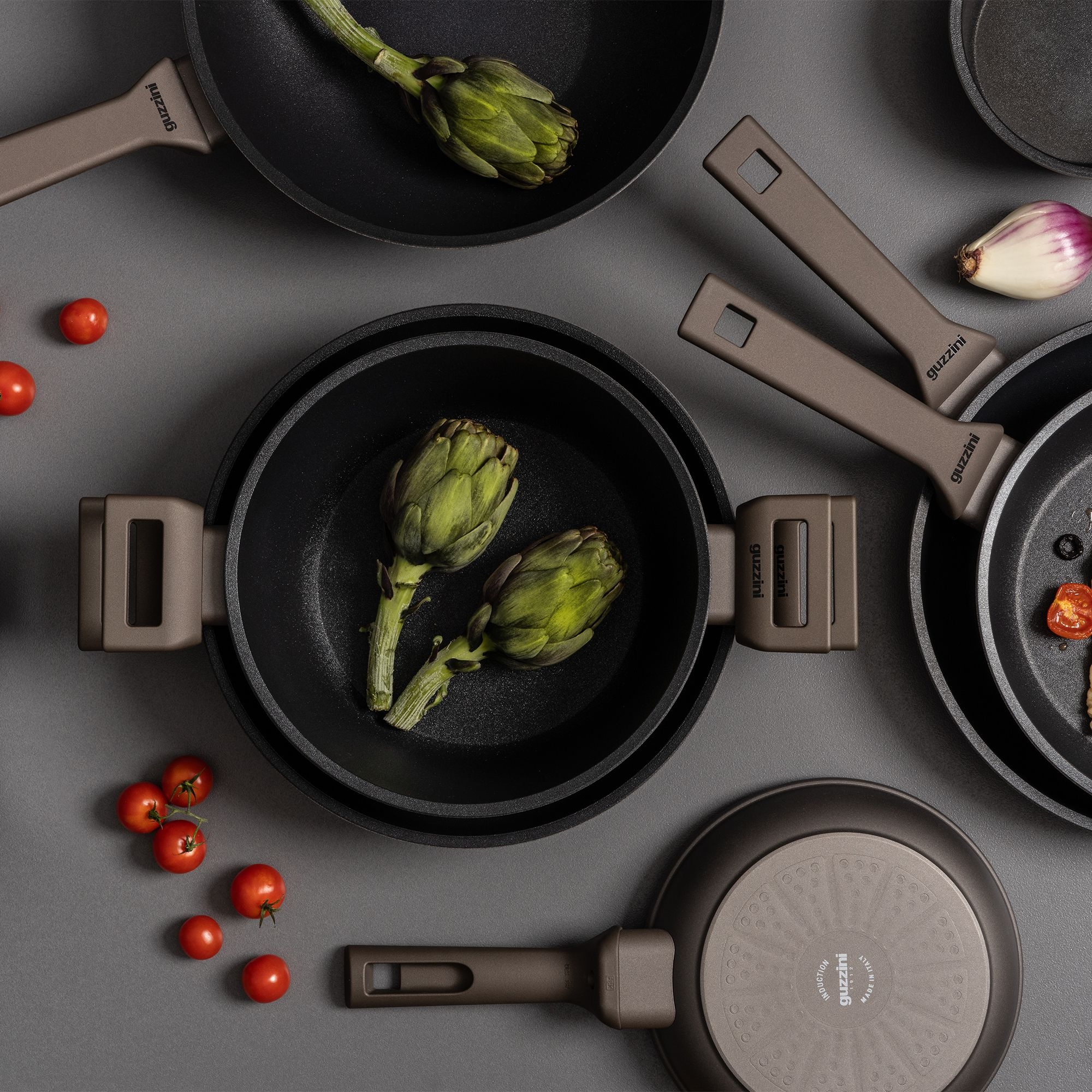 Guzzini - Frying pan Ø 20 cm ‘COOK&STRONG’ - Bronze