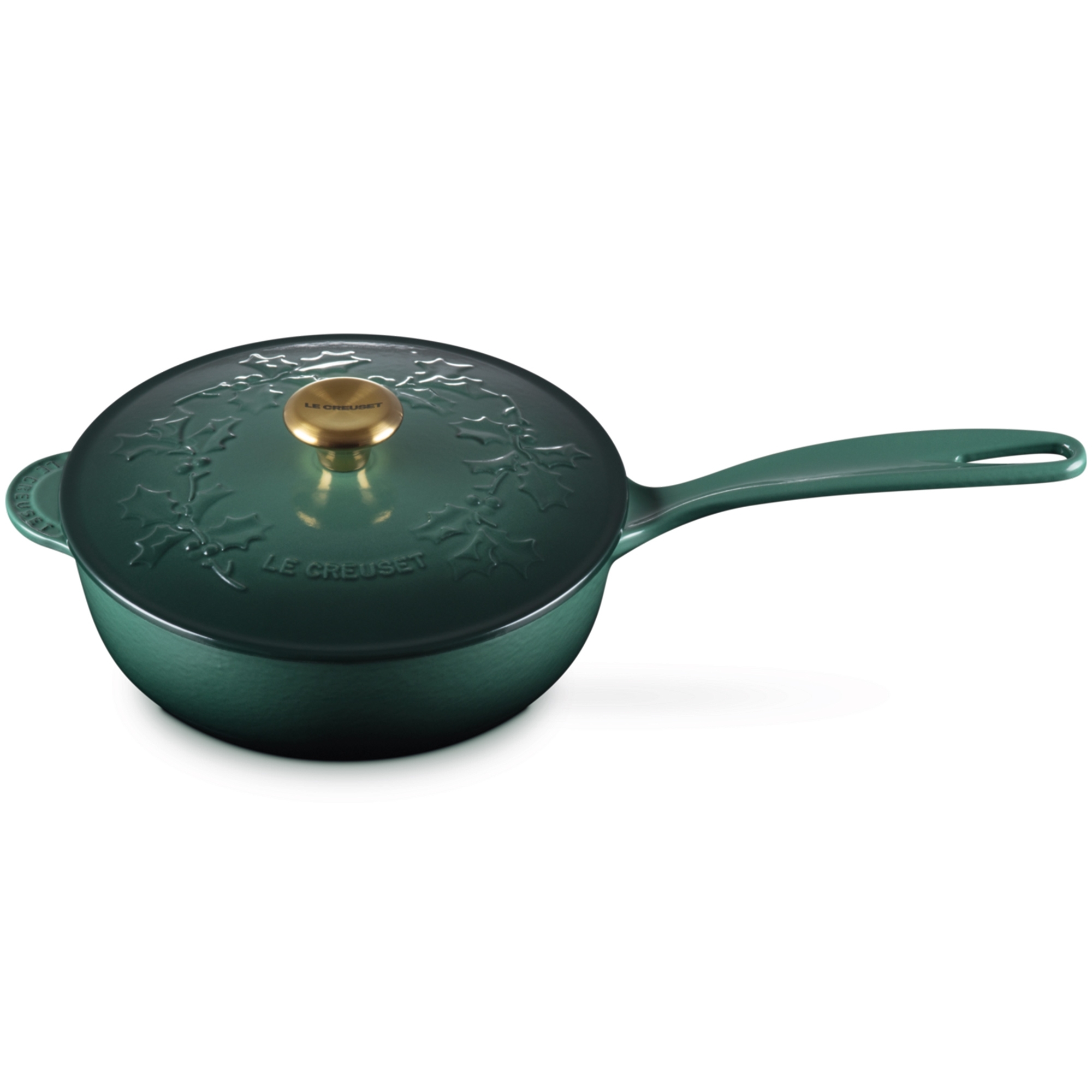 Le Creuset - Saucepan 21 cm - Cast iron - Holly - Artichaut Le Creuset - Saucepan 21 cm - Cast iron - Holly - Artichaut