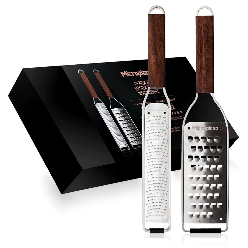 Microplane - Master Grater Set - Zester and a very coarse grater Microplane - Master Grater Set - Zester and a very coarse grater