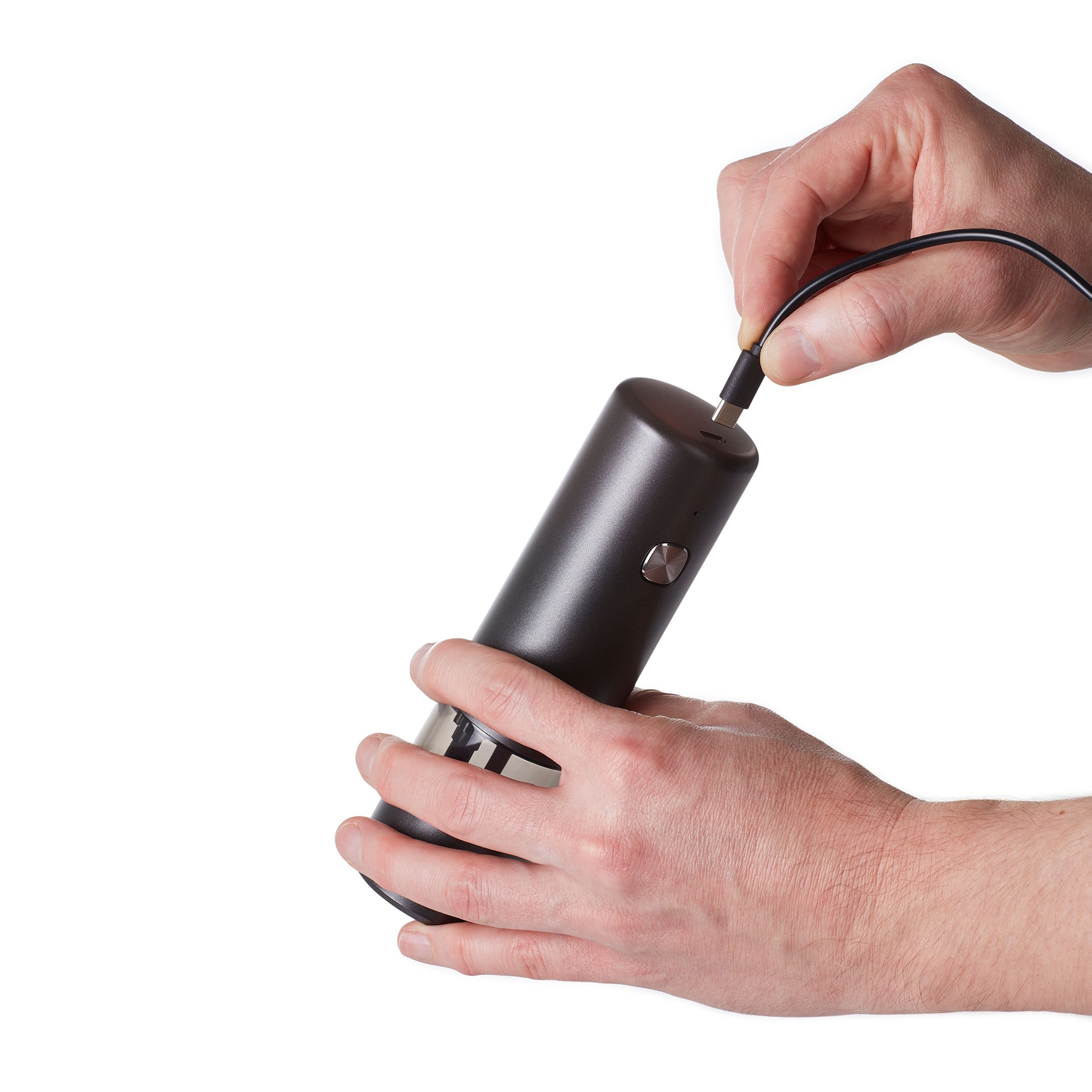 AdHoc i.Mill dark grey electric pepper and salt mill