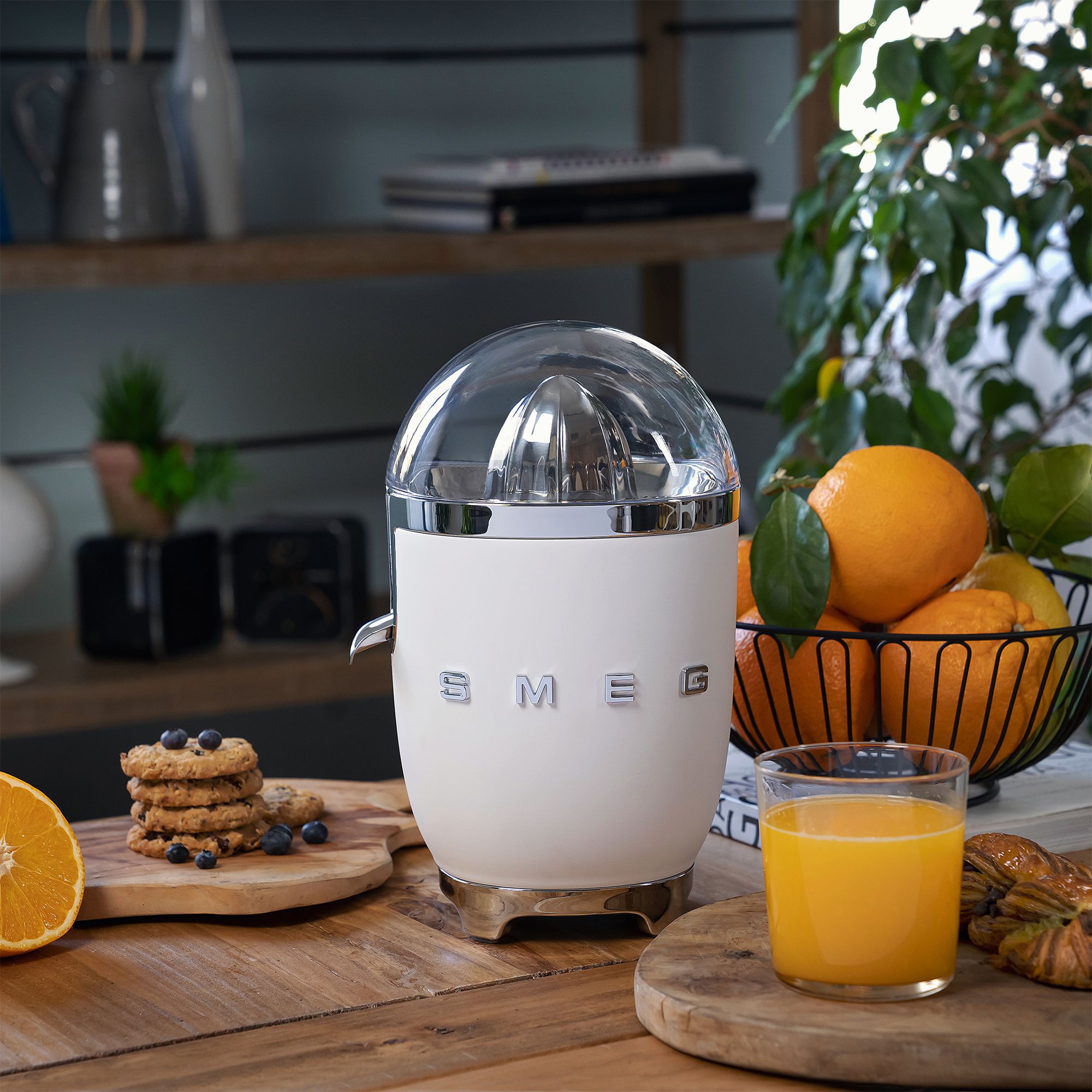 Smeg - juicer - design line style The 50 ° years White matte