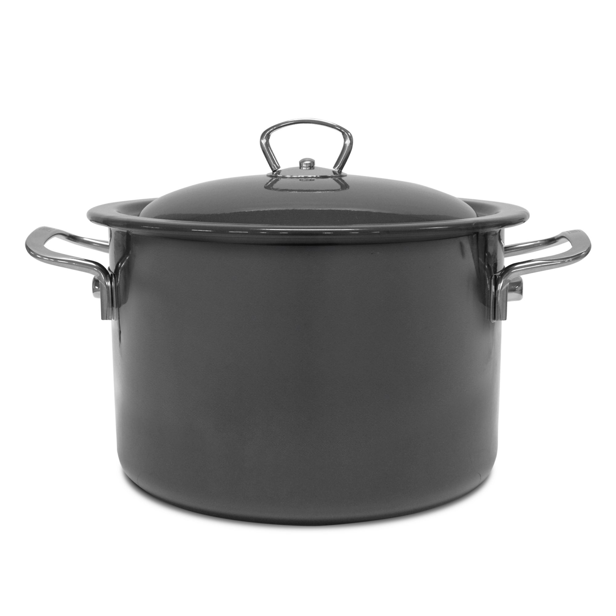 Riess - Cooking pot with enamel lid Dark Grey 24cm, 6.5L - Limited Edition Riess - Cooking pot with enamel lid Dark Grey 24cm, 6.5L - Limited Edition