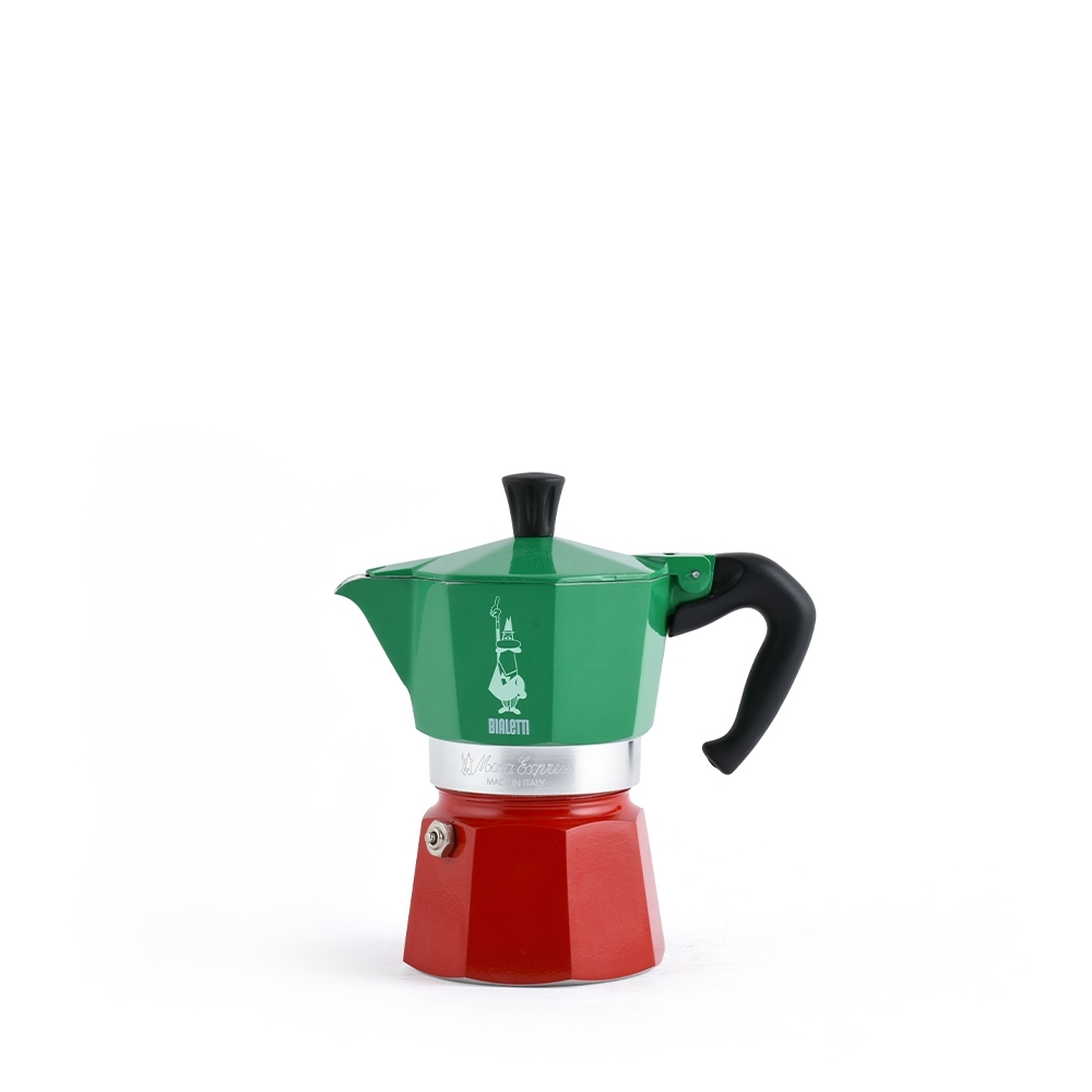 Bialetti - Espresso maker La Mokina Italia Tricolore, 40ml