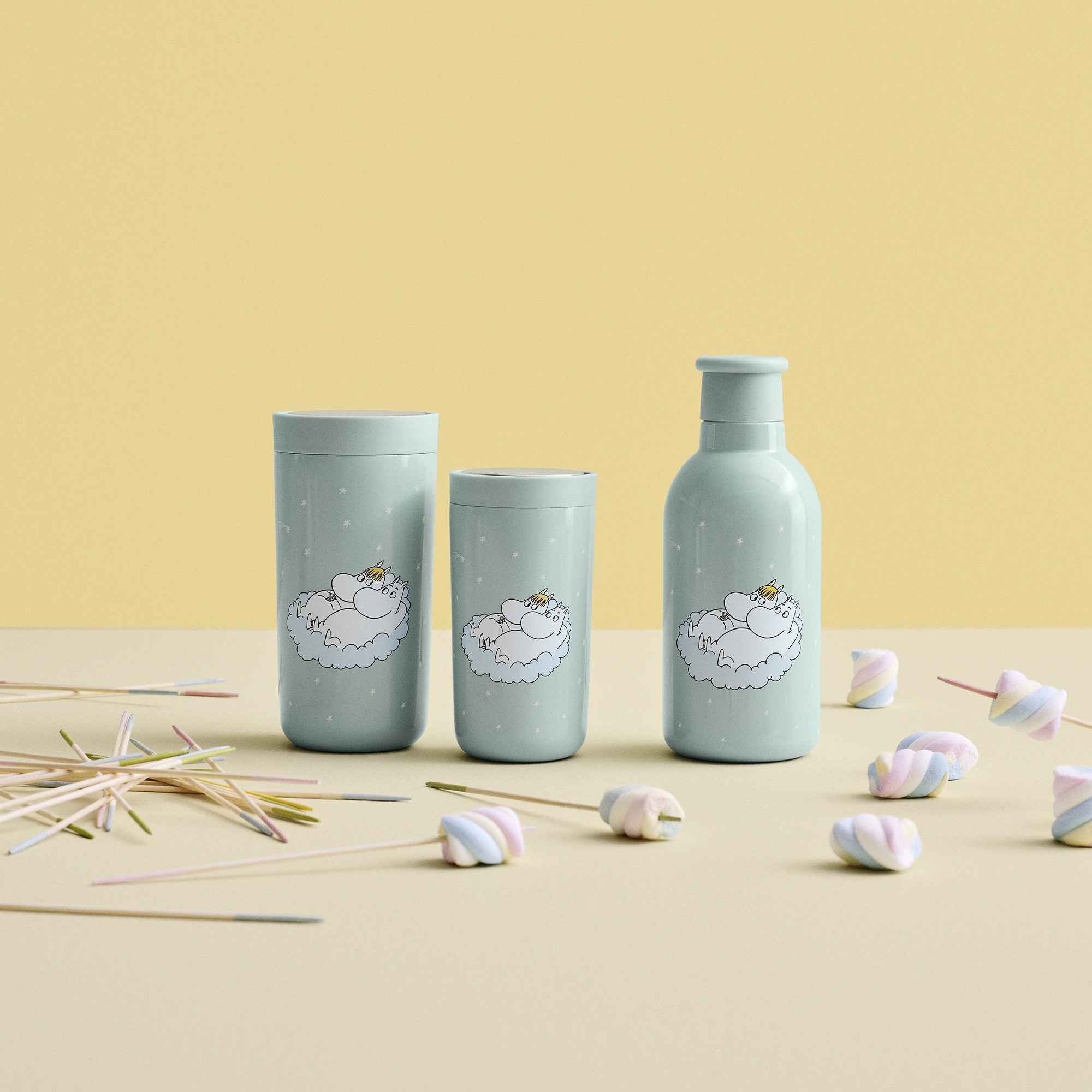 Stelton - To Go Click Thermobecher - 200 ml - Moomin Shooting Star