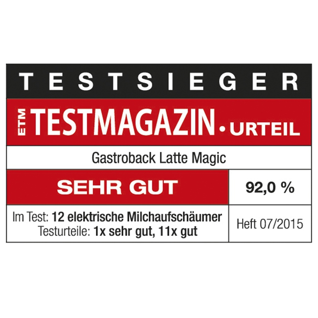 Gastroback - Latte Magic - Schwarz