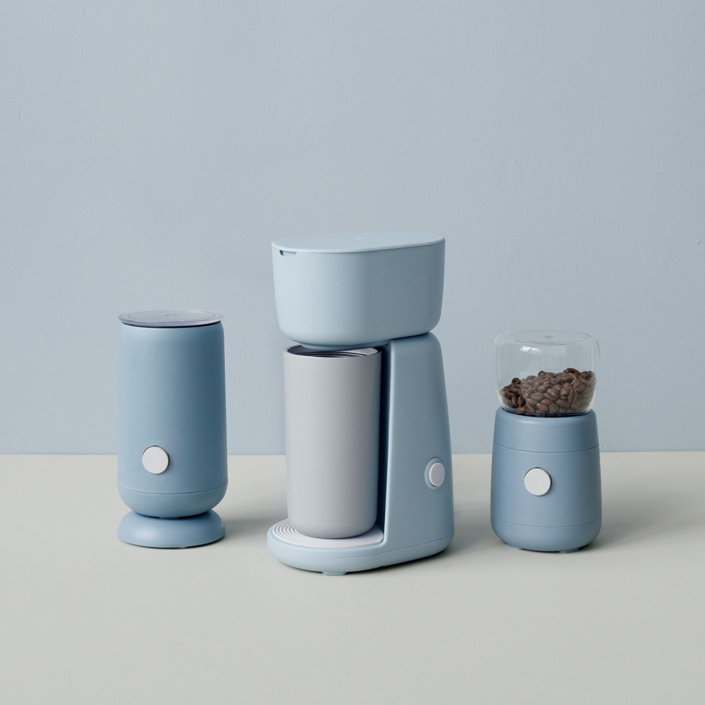 RIG-TIG - single cup coffee maker - FOODIE - light blue