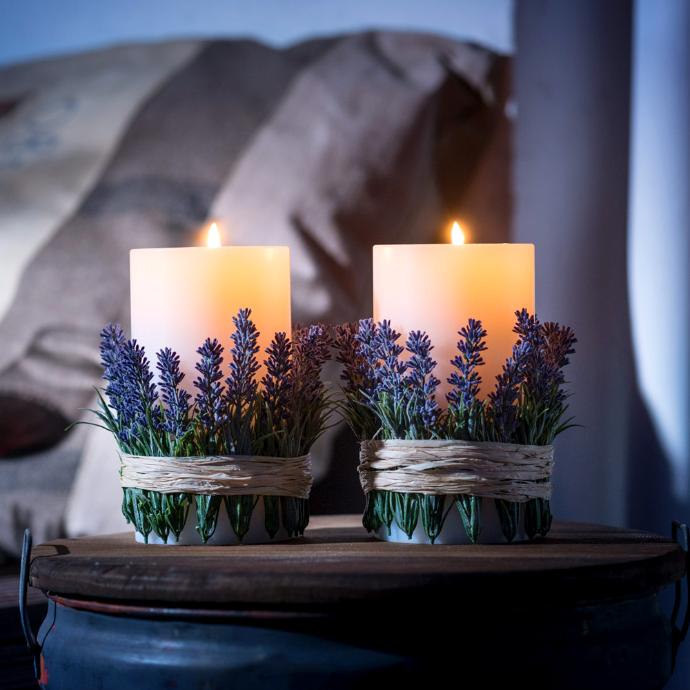 Qult Farluce Trend - Tealight Candle Holder white Ø 8 cm