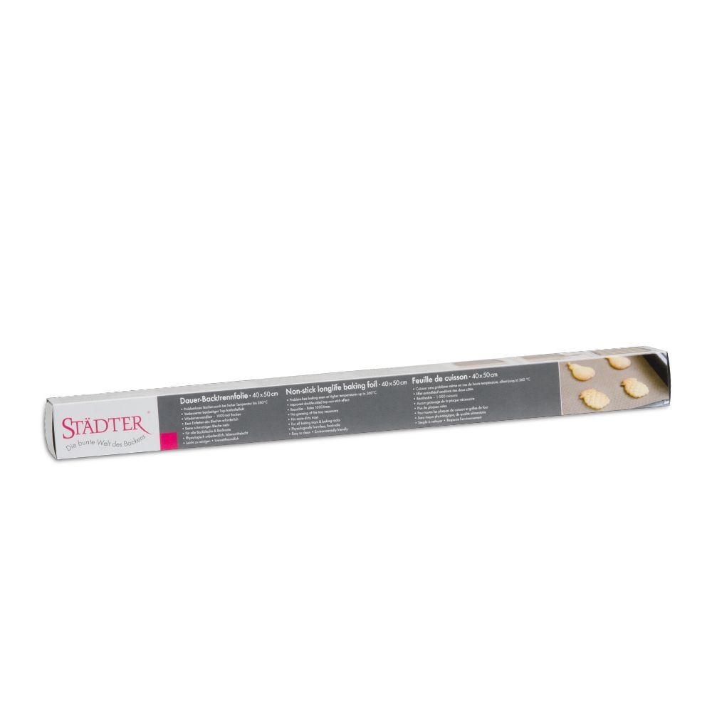 Städter - Dauer-Backtrennfolie - 40 x 50 cm - Beige in fester Papierverpackung