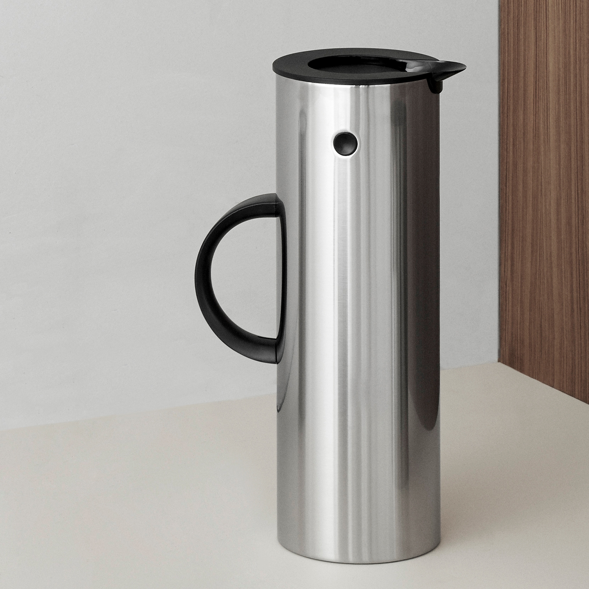 Stelton - EM77 Isolierkanne 1L - Edelstahl