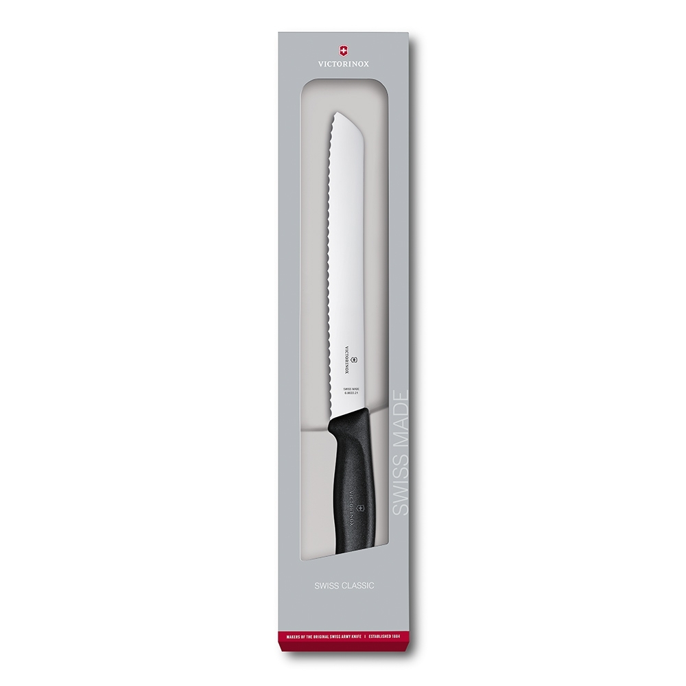 Victorinox - Swiss Classic Bread Knife, Serrated Edge, 24 cm - Gift Box