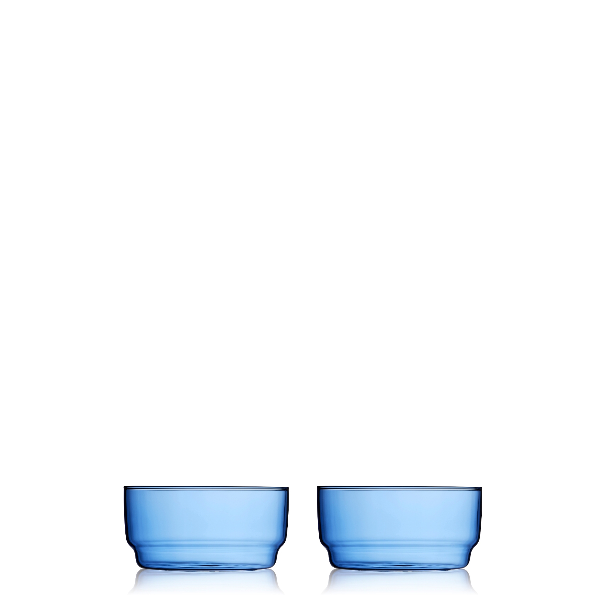 Lyngby Glas - Torino - Schale - 2 Stck. - Blau