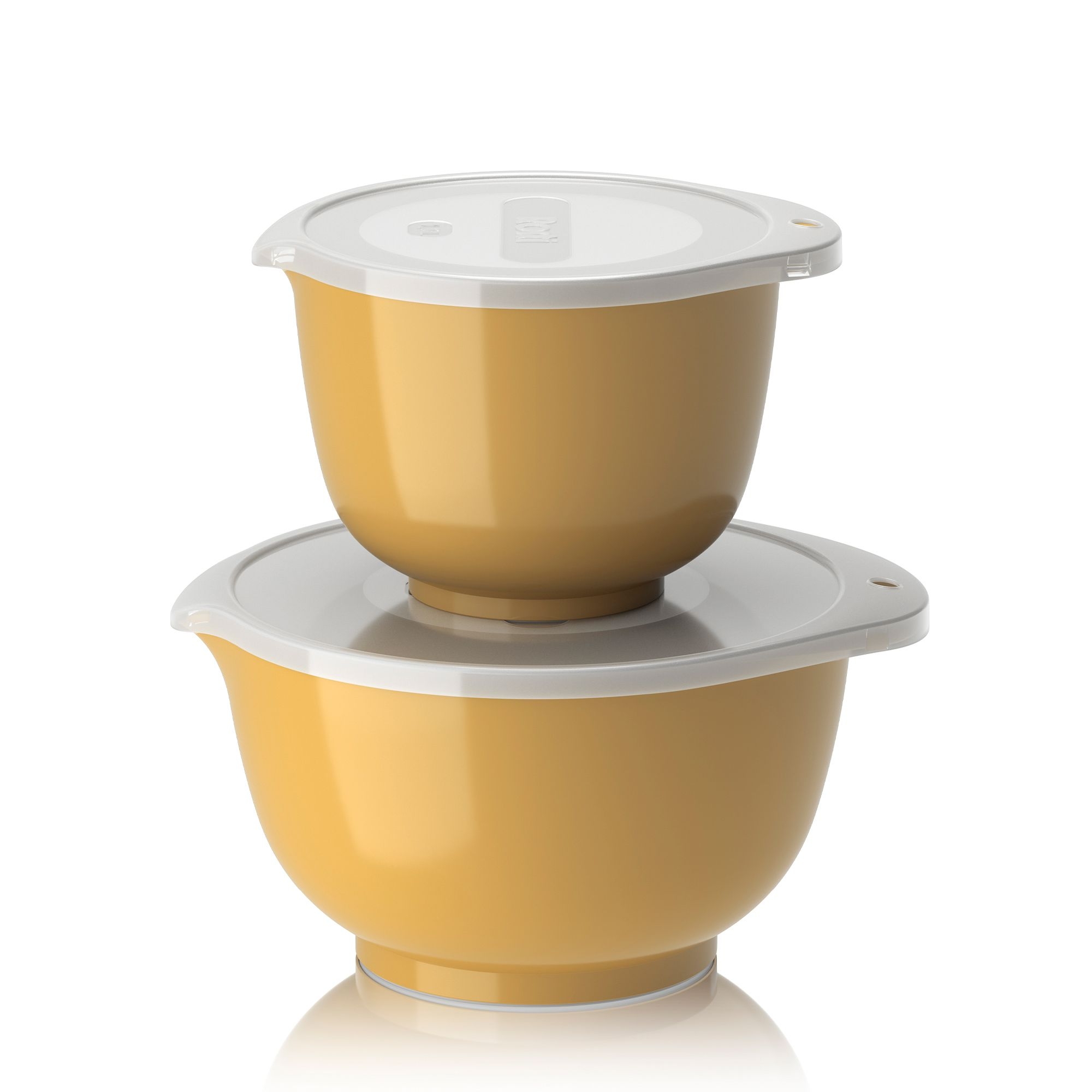 Rosti - Set NEW Margrethe 4-piece (1.5 l + 3.0 l + matching lid) -  Curry Rosti - Set NEW Margrethe 4-piece (1.5 l + 3.0 l + matching lid) -  Curry