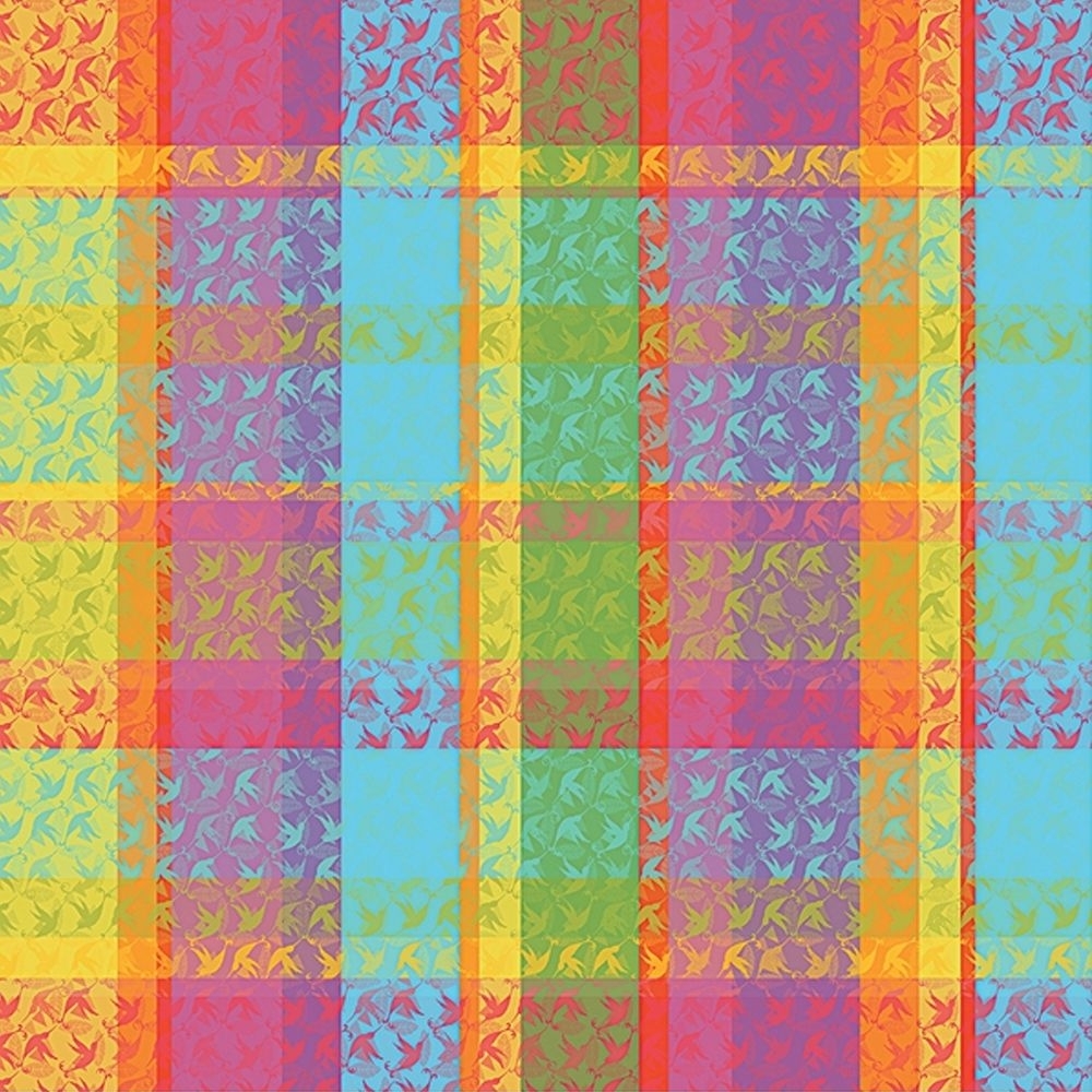 Garnier-Thiebaut Tablecloth - Mille Colibris Antilles - oB