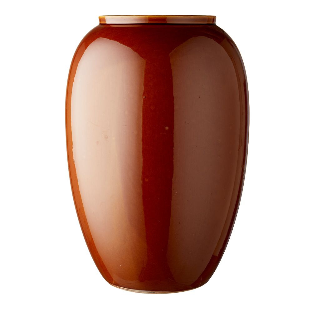 Bitz - Stoneware Vase - 50 cm - Amber