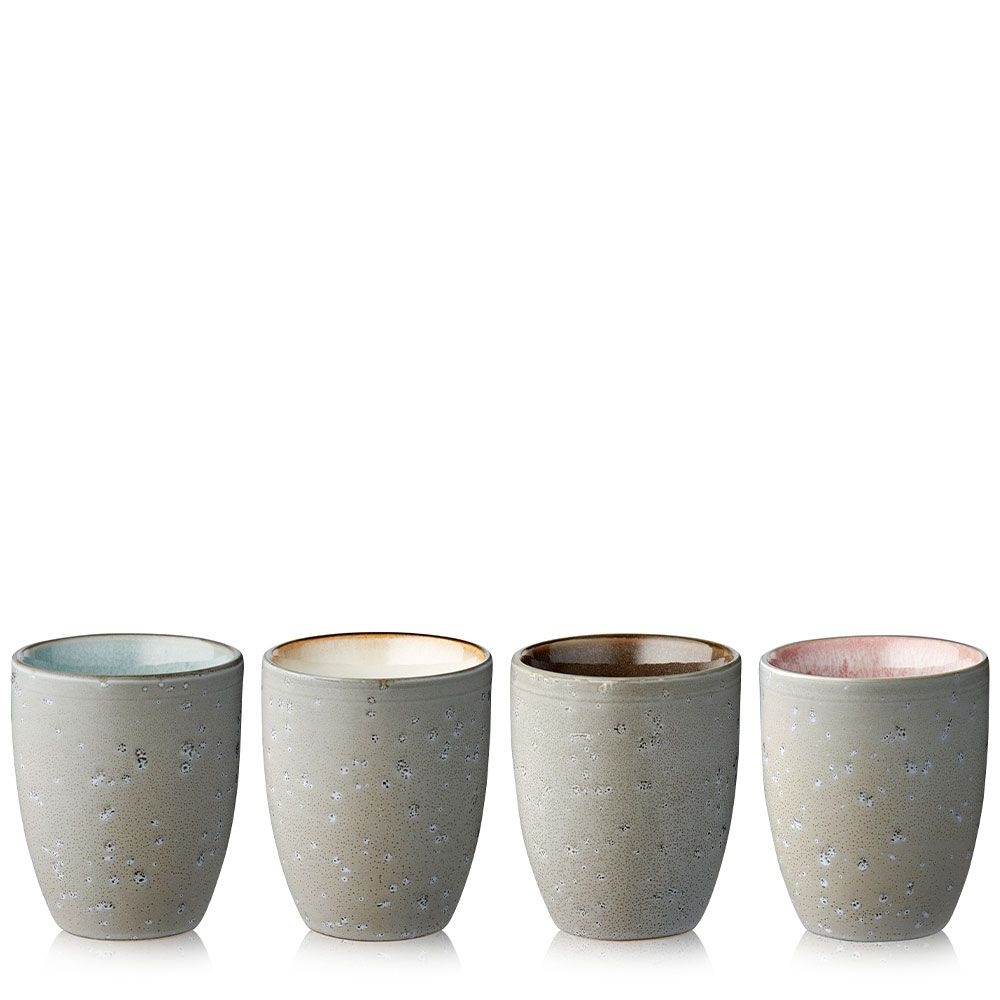 Bitz - Mug without handle - Set of 4