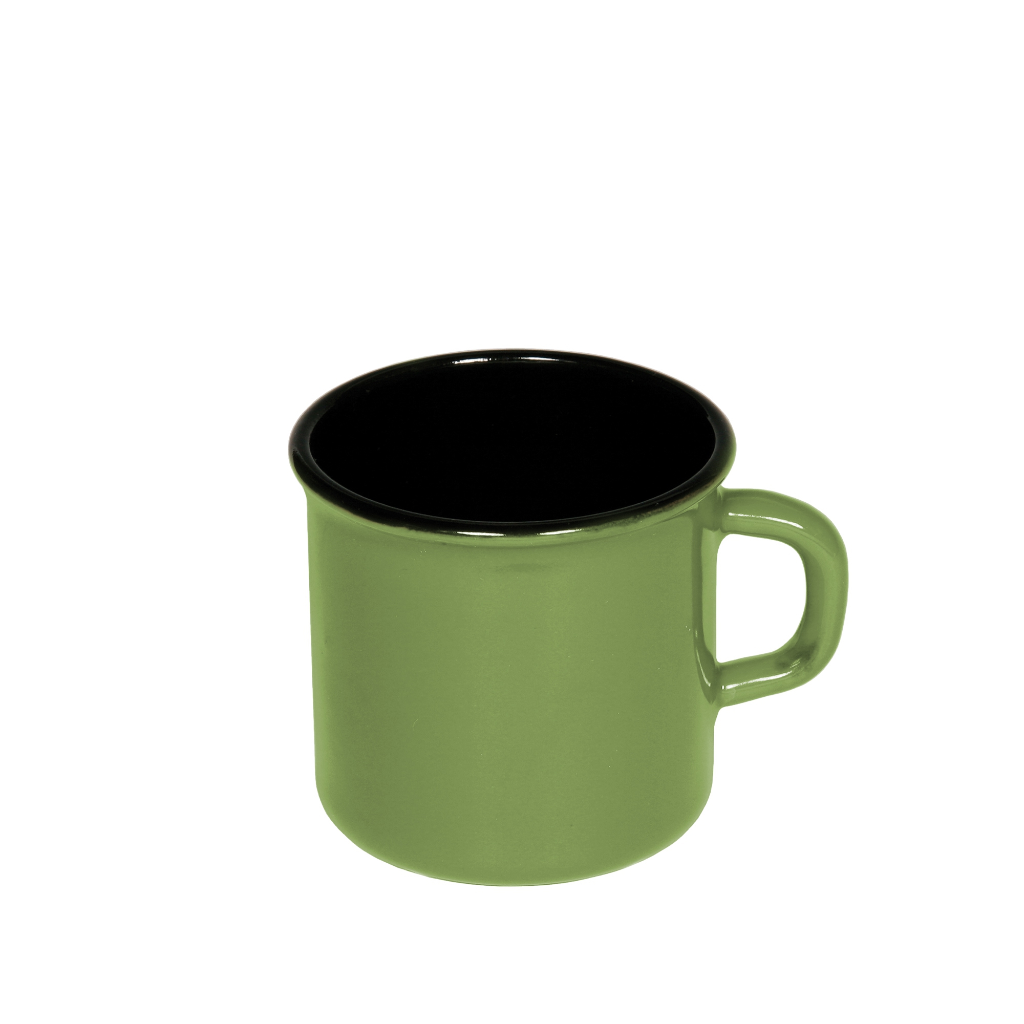 Riess - pot with flange/drinking cup green