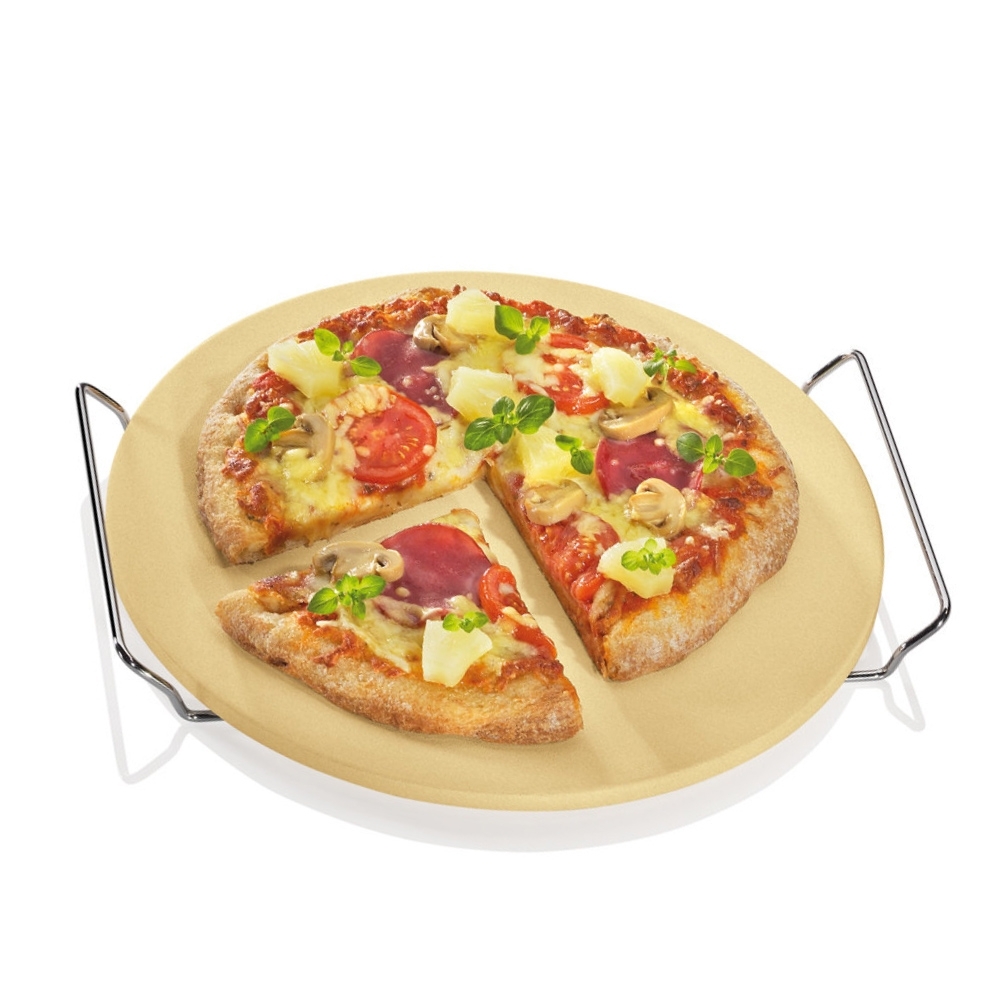 Küchenprofi - Pizza Stein mit Gestell Ø 30cm Küchenprofi - Pizza Stein mit Gestell Ø 30cm