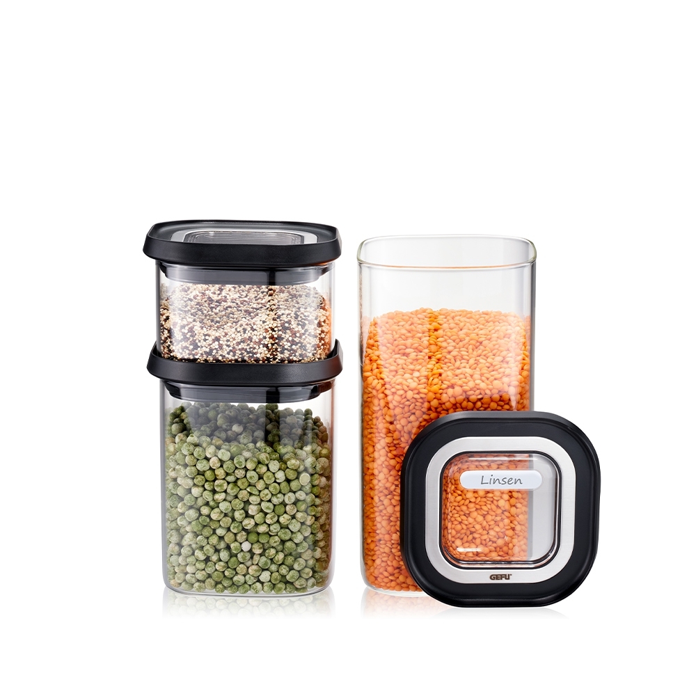 Gefu - storage jar set PANTRY 3 pieces