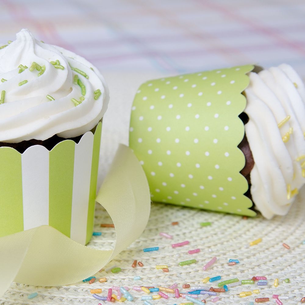 Städter - Cupcake Backform - ø 50 x 47 mm - Mini - Bunt - 12 Stück