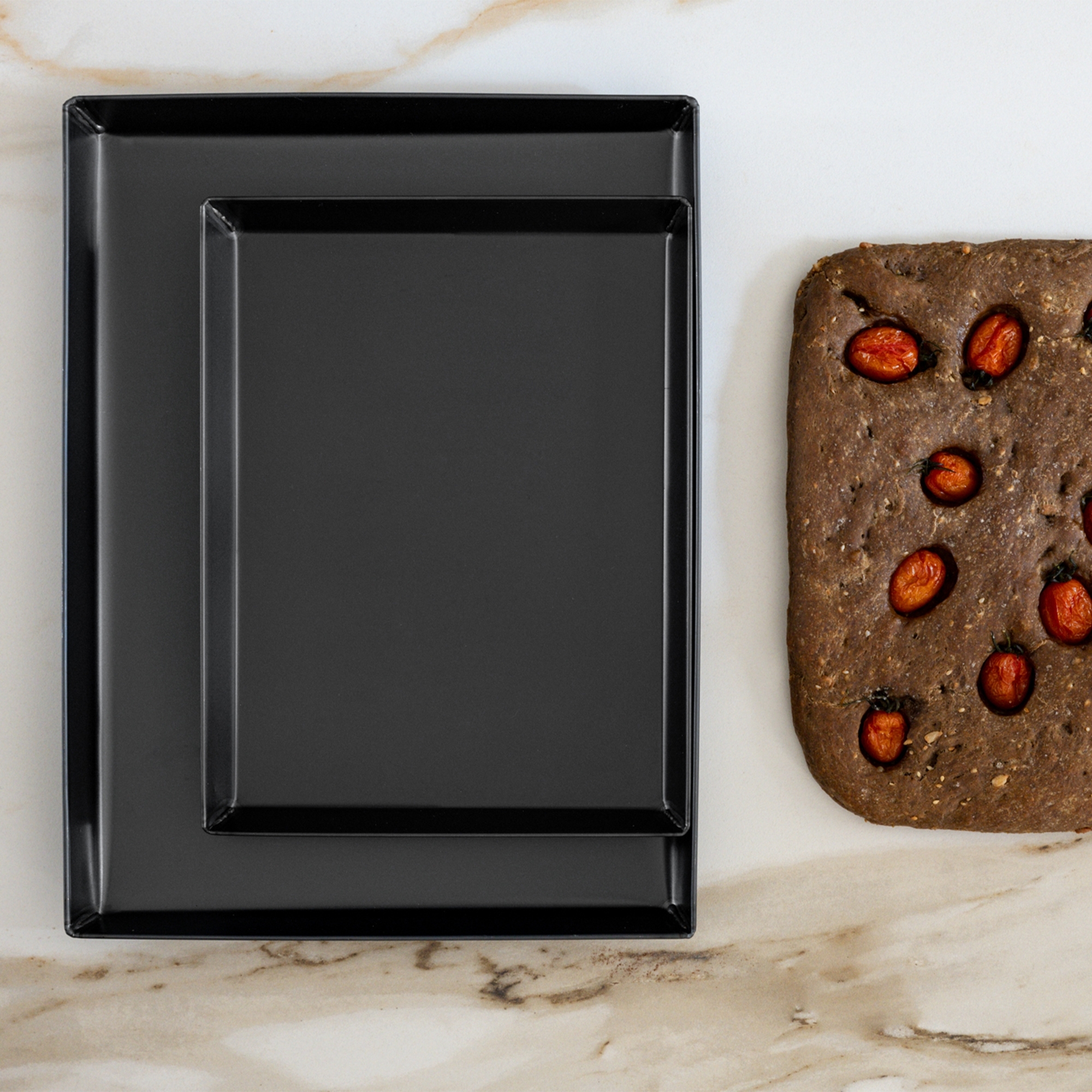 Marcato - Pizza tin - Teglia Rettangolare Blutina - 40 x 30 cm