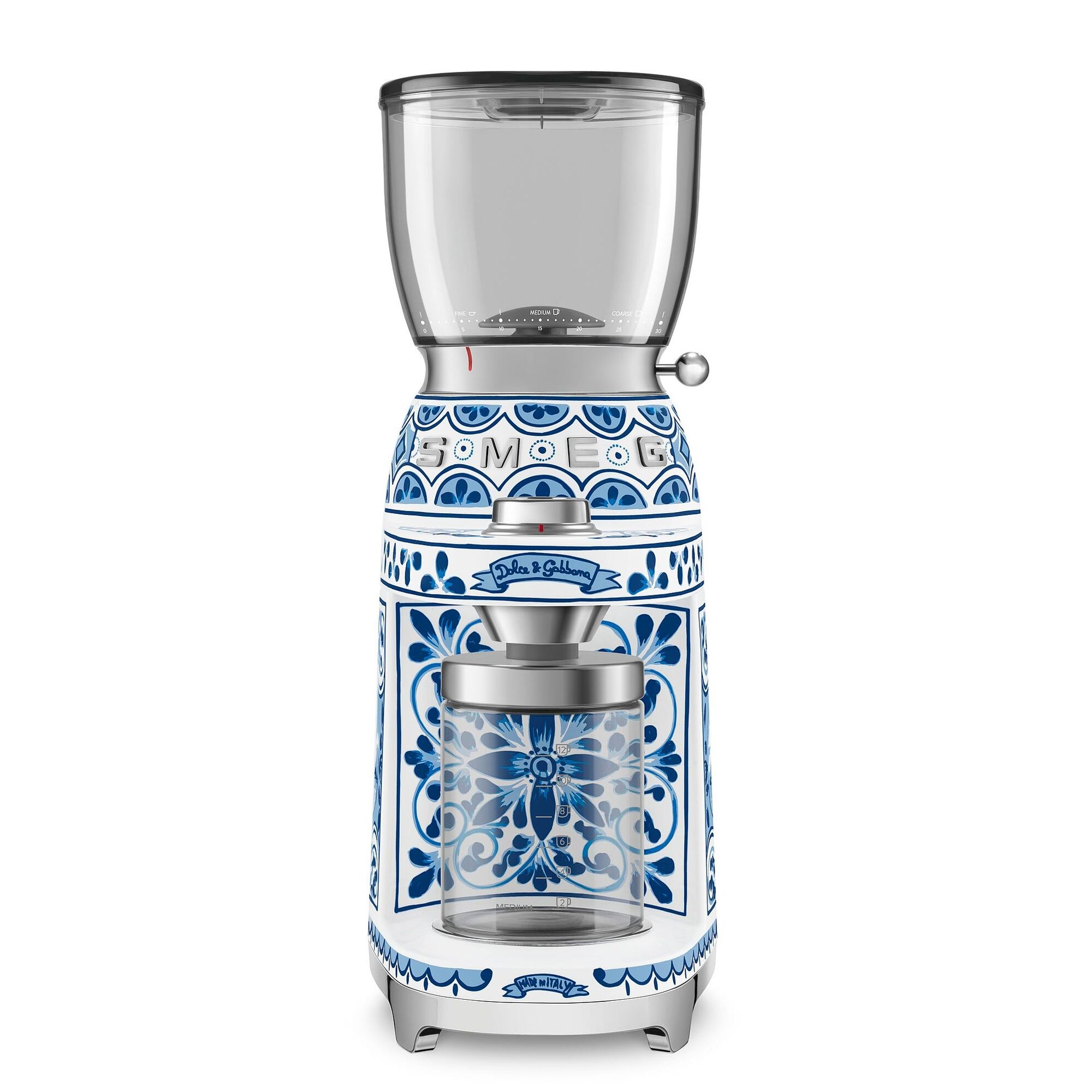 SMEG - coffee grinder - Dolce&Gabbana - Blu Mediterraneo SMEG - coffee grinder - Dolce&Gabbana - Blu Mediterraneo