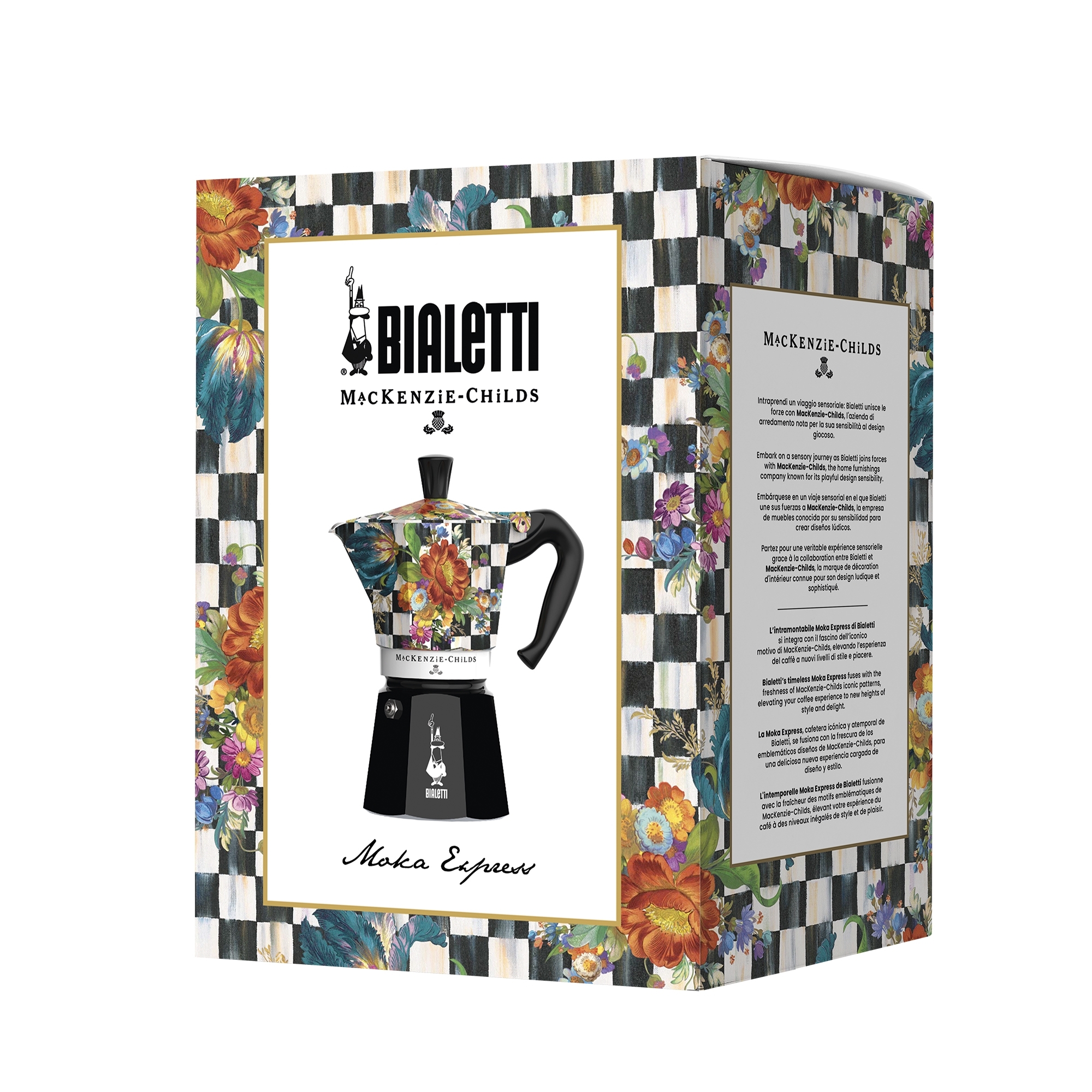 Bialetti - MacKenzie-Childs Espressokocher Moka Express 6 Tassen