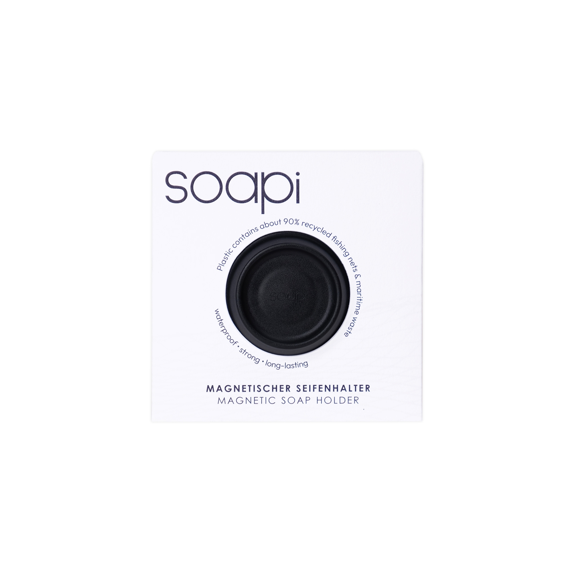 Soapi - Magnetseifenhalter - Schwarz