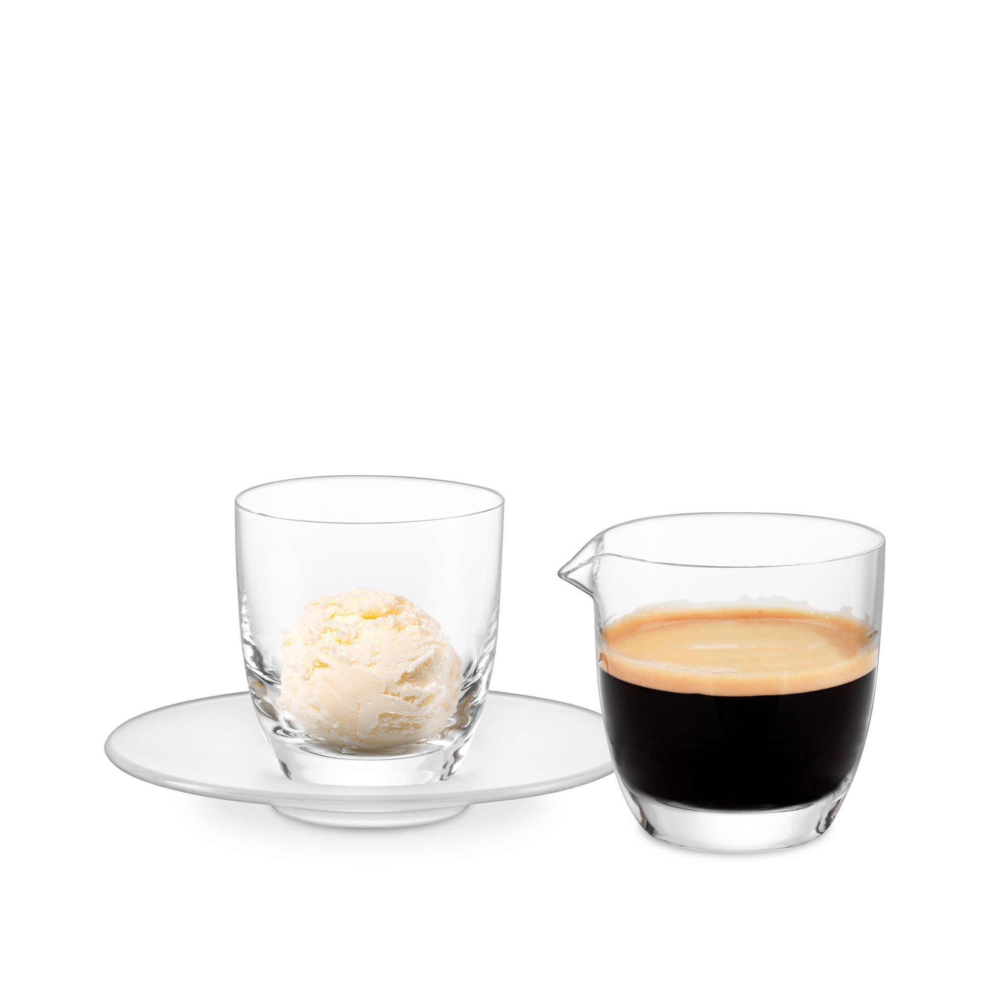 Eisch - Affogato Set - Glass with small jug