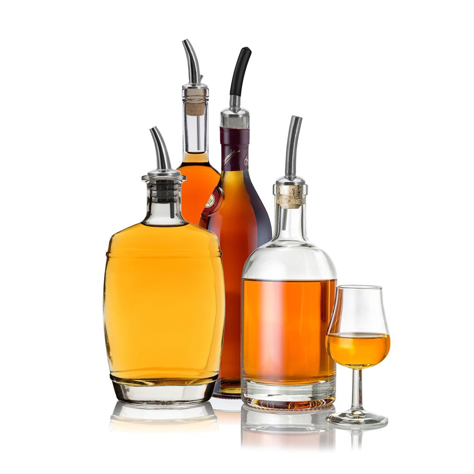 Westmark - 2 Free flow pourers »Classic Gastro«, short, natural cork